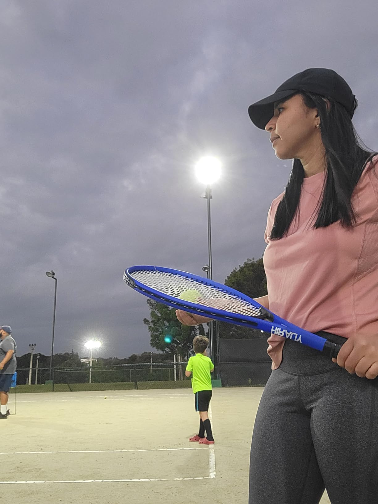 HIRALIY 27-Inch Tennis Racket for Adults with Ball and Carry Bag | Pre-strung Tennis racquets, Large Sweet Spot Llightweight Aluminum Tennis Set for Adult Beginner customer photo 2