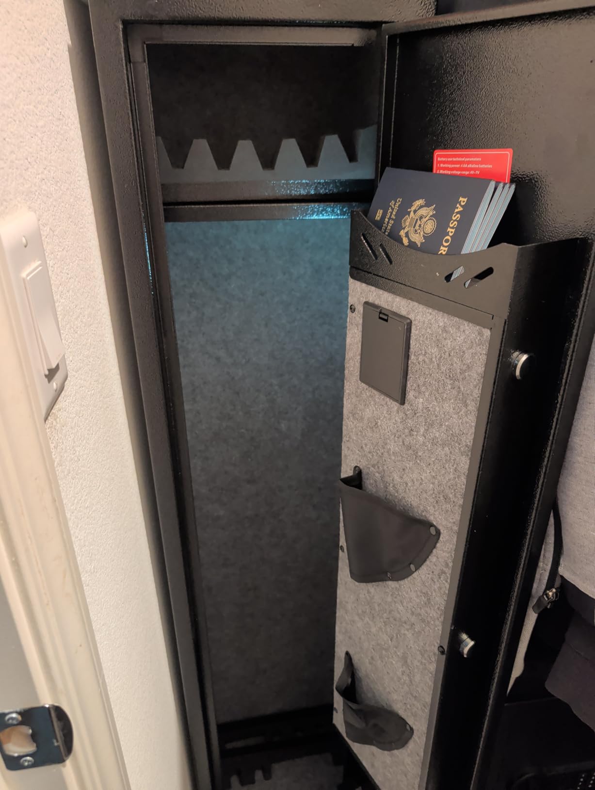 Kaer 4-5 Biometric Gun Safe,Fingerprint Gun Safe for Rifles and Pistols,Long Rifle Safe for Home,Gun Cabinet for Shotguns with Fingerprint,Digital Keypad,No Assembly Needed customer photo 2