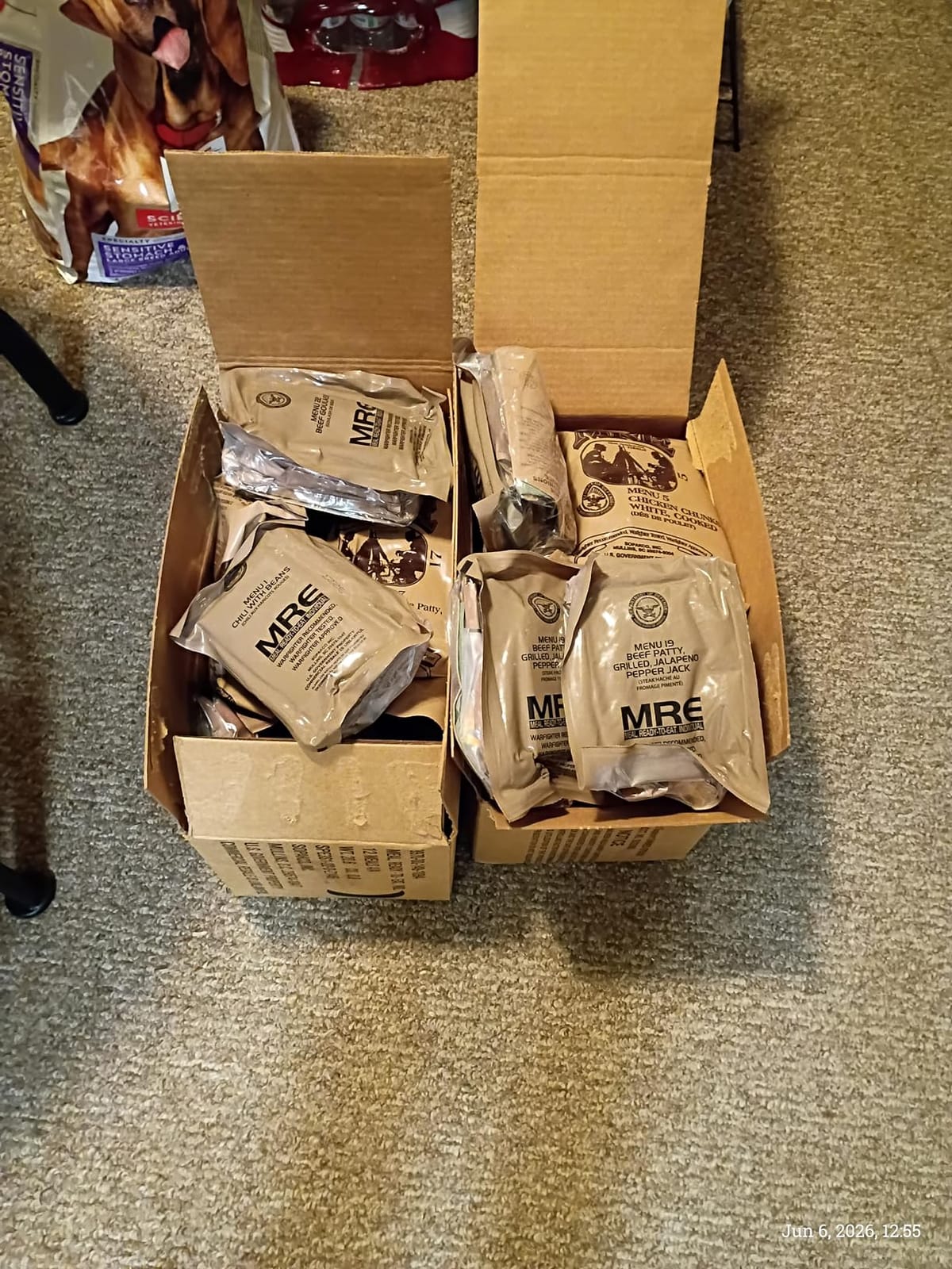 Ameriqual 24ct US Military Surplus MRE Meals Ready to Eat 2021 Inspect A+B Case Bundle Menus 1-24 customer photo 1