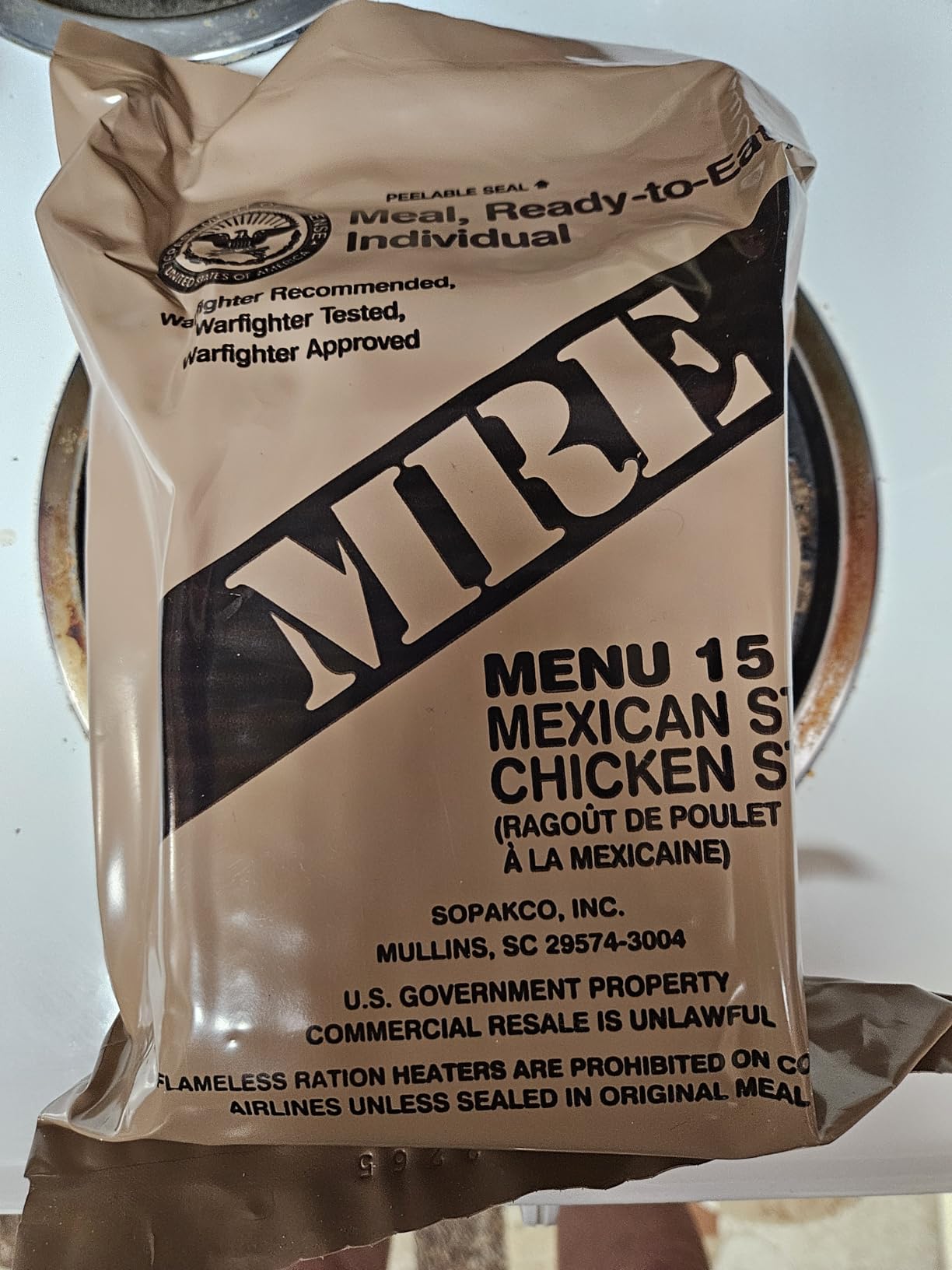 Ameriqual 24ct US Military Surplus MRE Meals Ready to Eat 2021 Inspect A+B Case Bundle Menus 1-24 customer photo 2