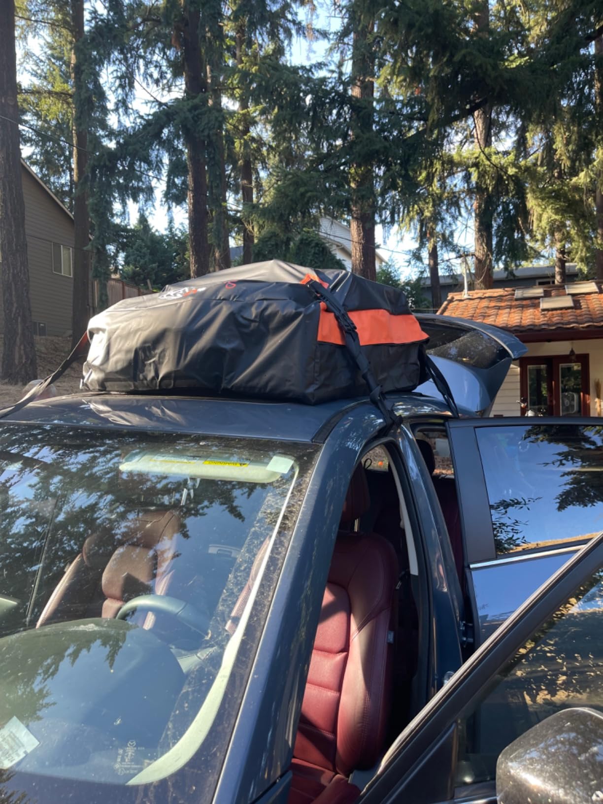 Car Rooftop Cargo Carrier Bag, 21 Cubic Feet 100% Waterproof Heavy Duty 840D Car Roof Bag for All Vehicle with/Without Racks customer photo 1
