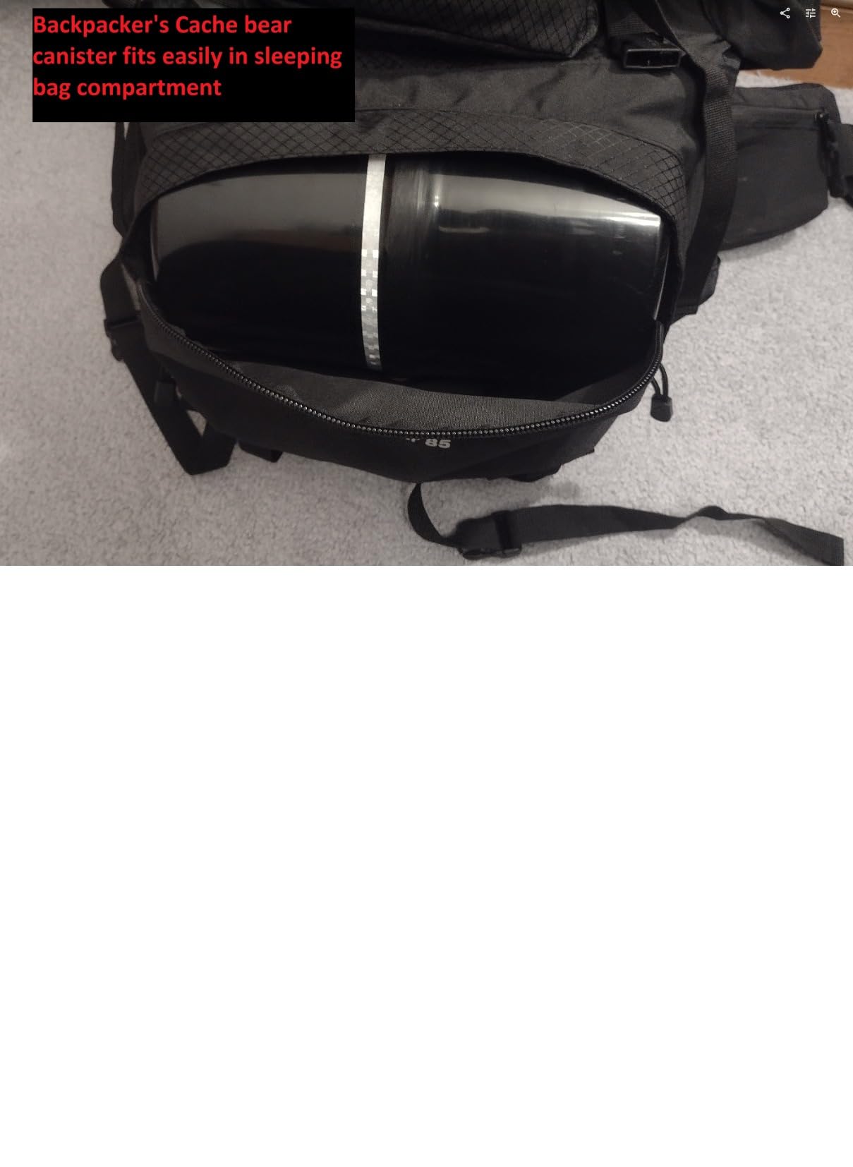 Teton 75L Explorer Internal Frame Backpack for Hiking, Camping, Backpacking, Rain Cover Included, Ocean customer photo 1