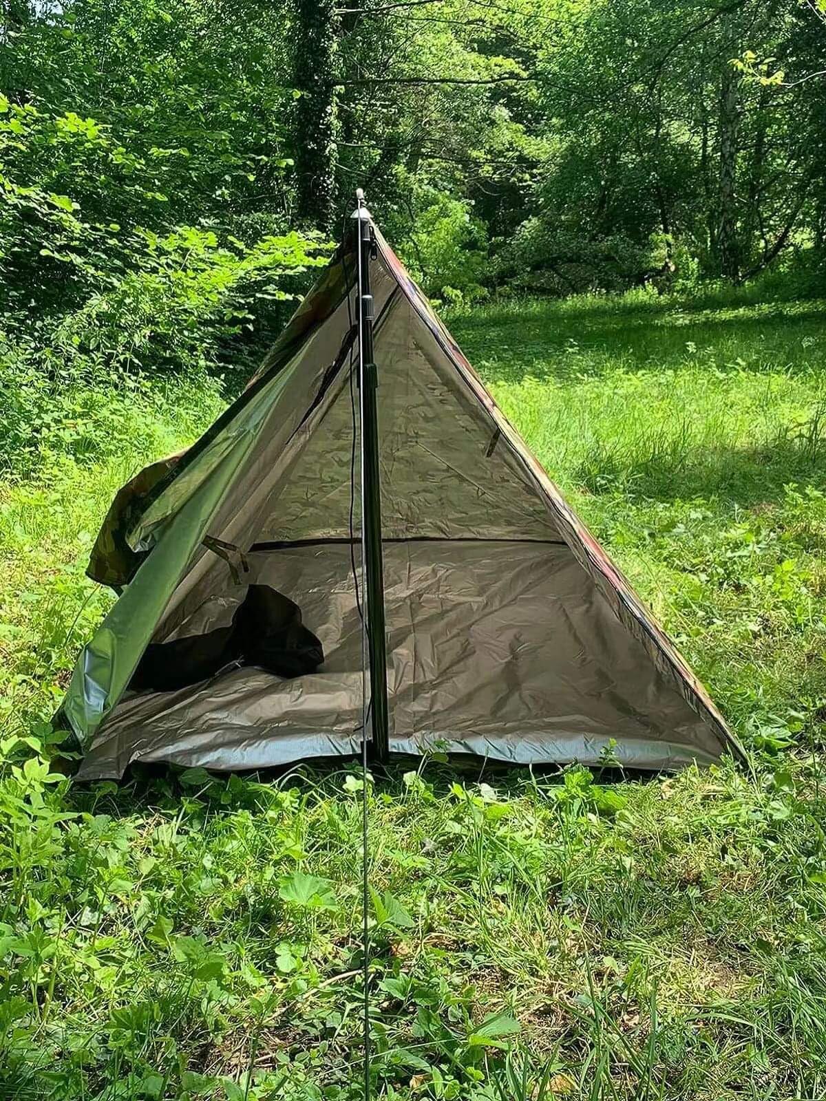 LYN Extra Large Zipper Reusable Survival Emergency Shelter Tent, Thermal Waterproof Fireproof Lightweight Bugout, with Paracord and Stake for Camping, First Aid, Hiking and Bushcraft customer photo 2