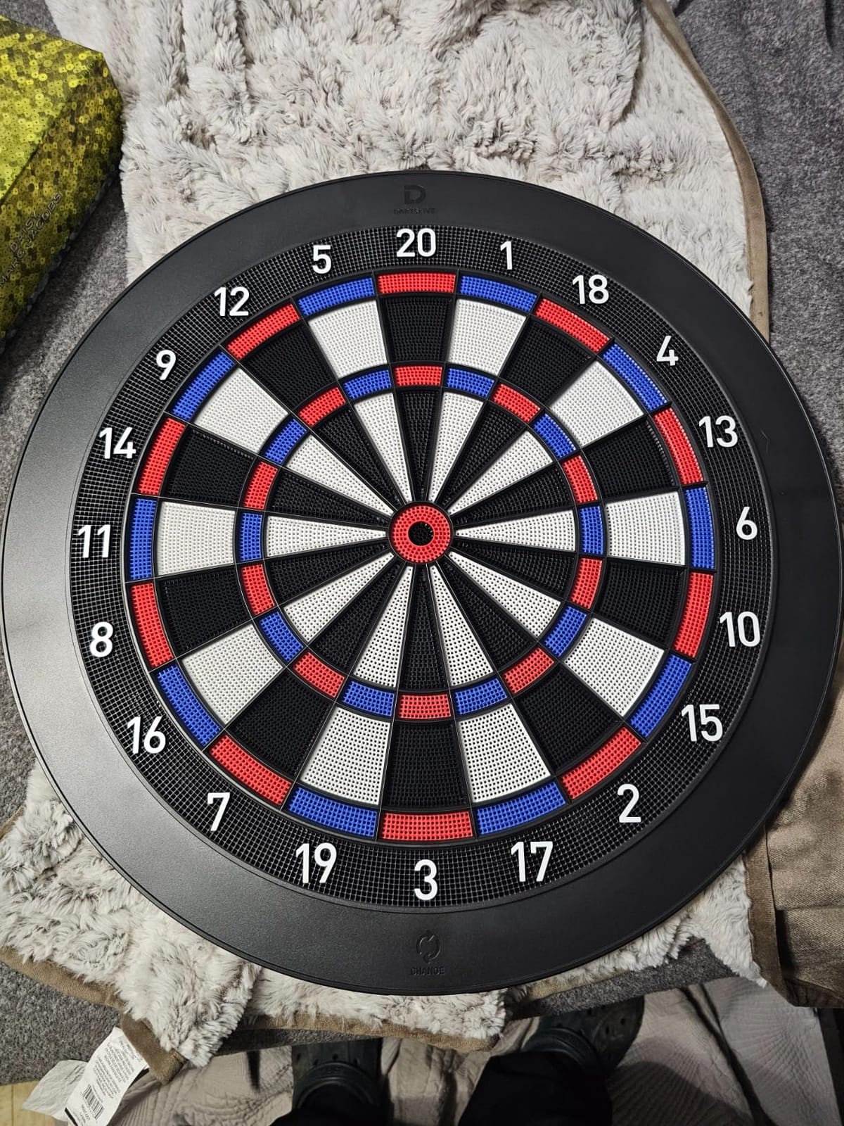 DARTSLIVE Home Electronic Dartboard, Bluetooth Compatible with Online Play, for Soft Tip Darts, 15.5 Inch Diameter Regulation Size Dartboard for Indoor Play, Black customer photo 1