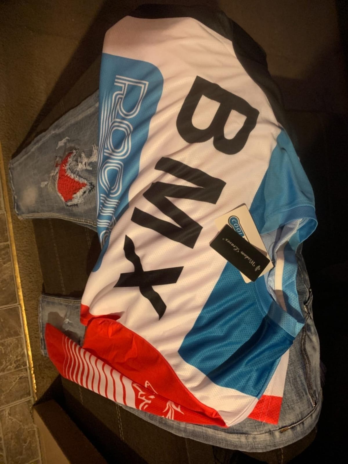 Men's Mountain Bike Shirts Long Sleeve MTB Off-Road Motocross Jersey Quick Dry & Moisture-Wicking customer photo 1