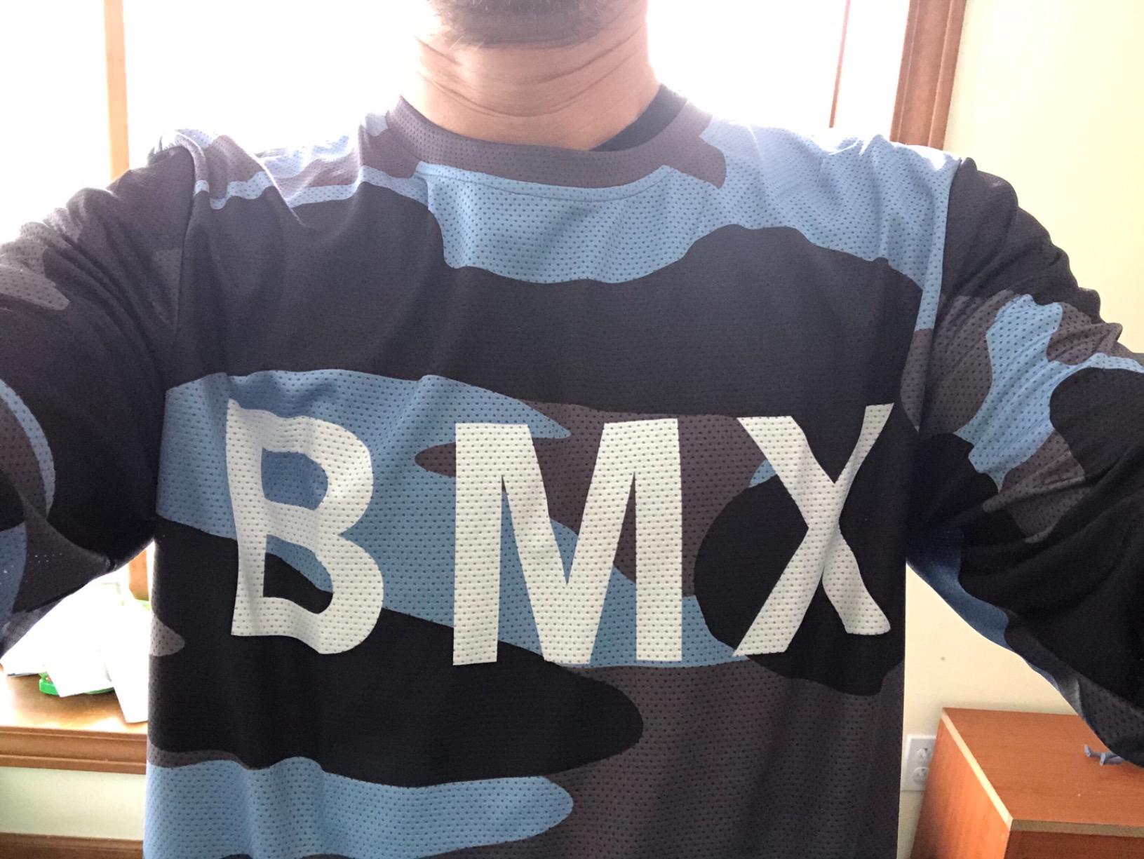 Men's Mountain Bike Shirts Long Sleeve MTB Off-Road Motocross Jersey Quick Dry & Moisture-Wicking customer photo 2