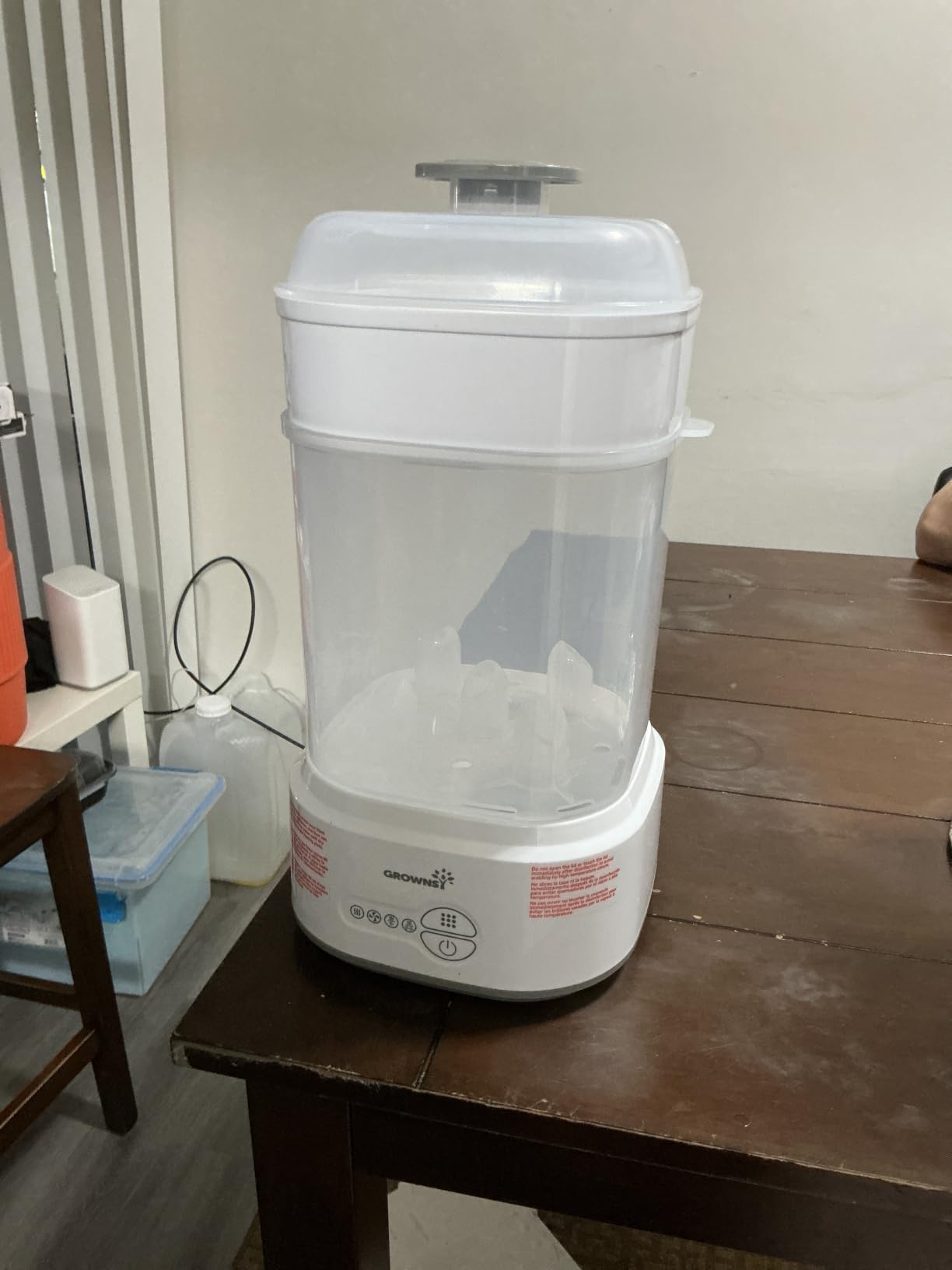 Grownsy Compact Baby Bottle Sterilizer and Dryer with Fast Sanitization customer photo 1