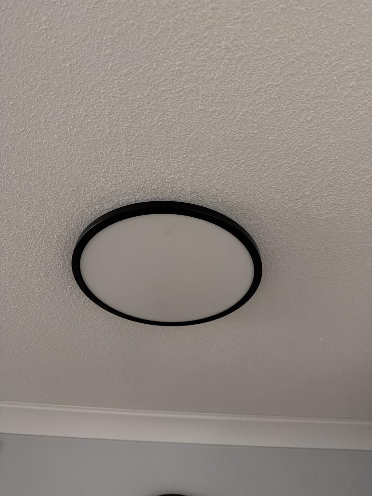 BLNAN Dimmable LED Flush Mount Ceiling Light Fixture with Remote Control, 12 Inch 3000K-6500K customer photo 2