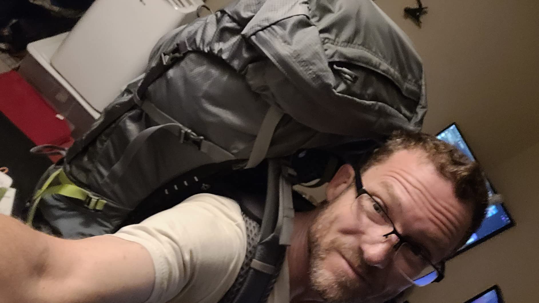 Atmos AG 65L Men's Backpacking Backpack, Black L-XL | hiking pack, camping gear, overnight trail pack customer photo 1