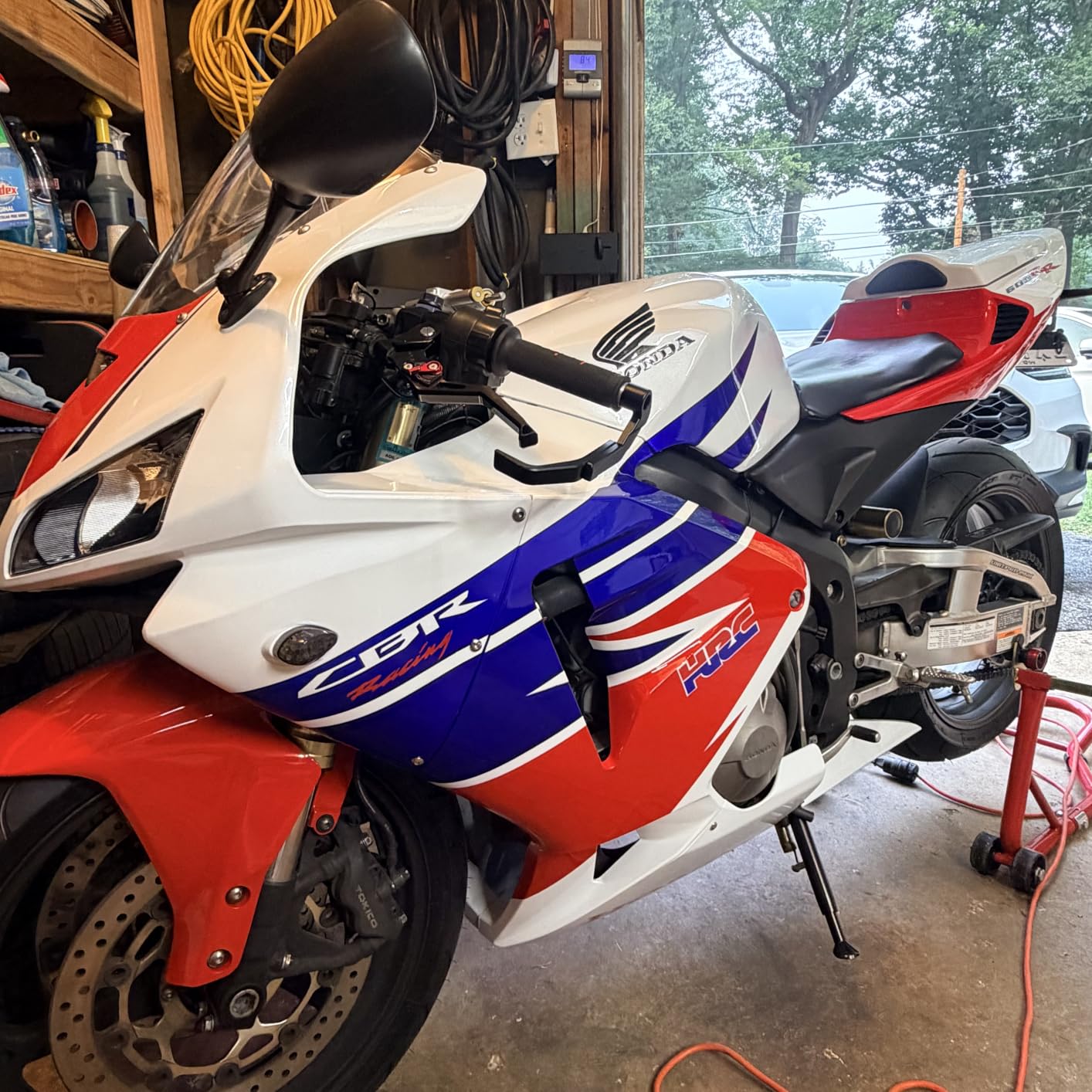 MZS Motorcycle Lever Guards, 7/8 Aluminum Clutch Brake Handlebar Protector customer photo 2
