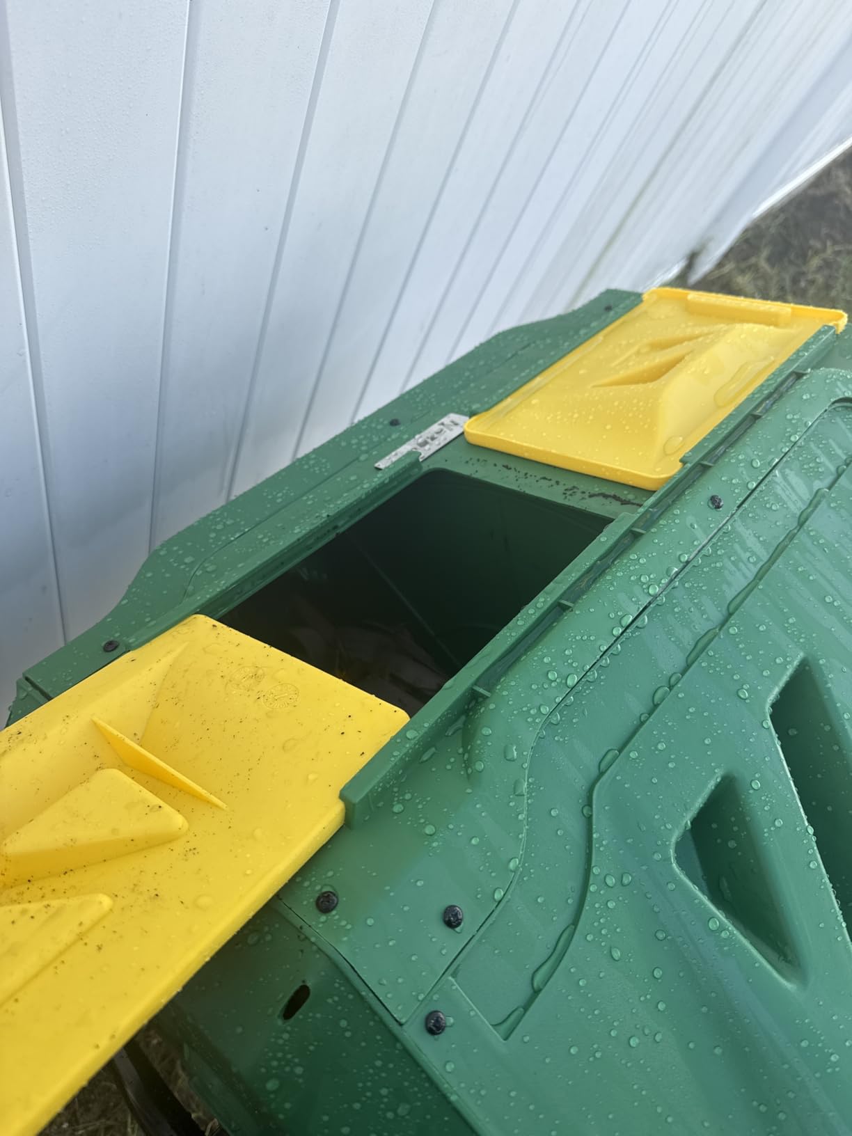 Compost Tumbler Bin Composter Dual Chamber 43 Gallon (Bundled with Pearson's Gardening Gloves) customer photo 2
