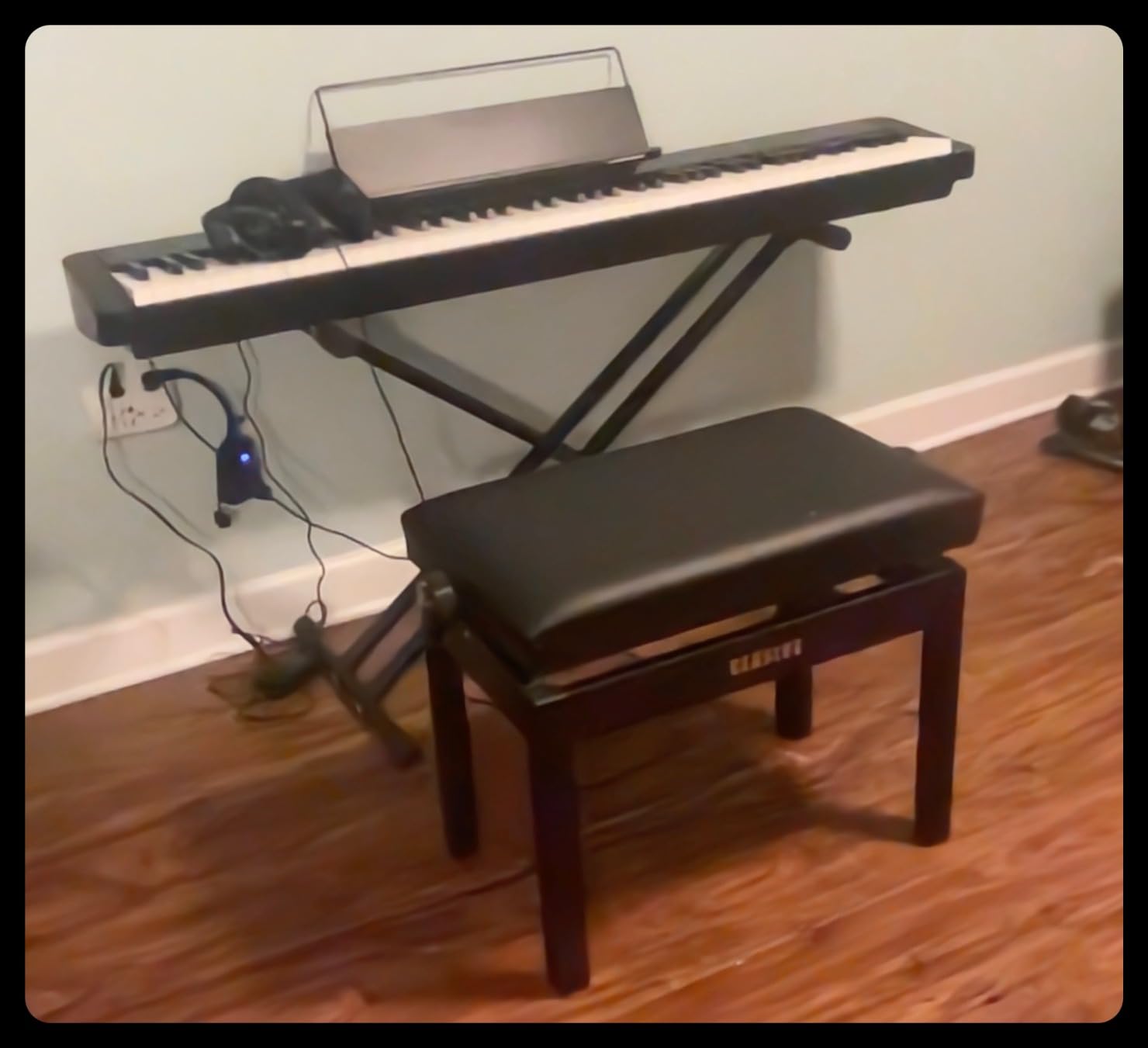 Casio Privia PX-S1100 Digital Piano Bundle with Adjustable Stand, Bench, Sustain Pedal (Black) customer photo 1