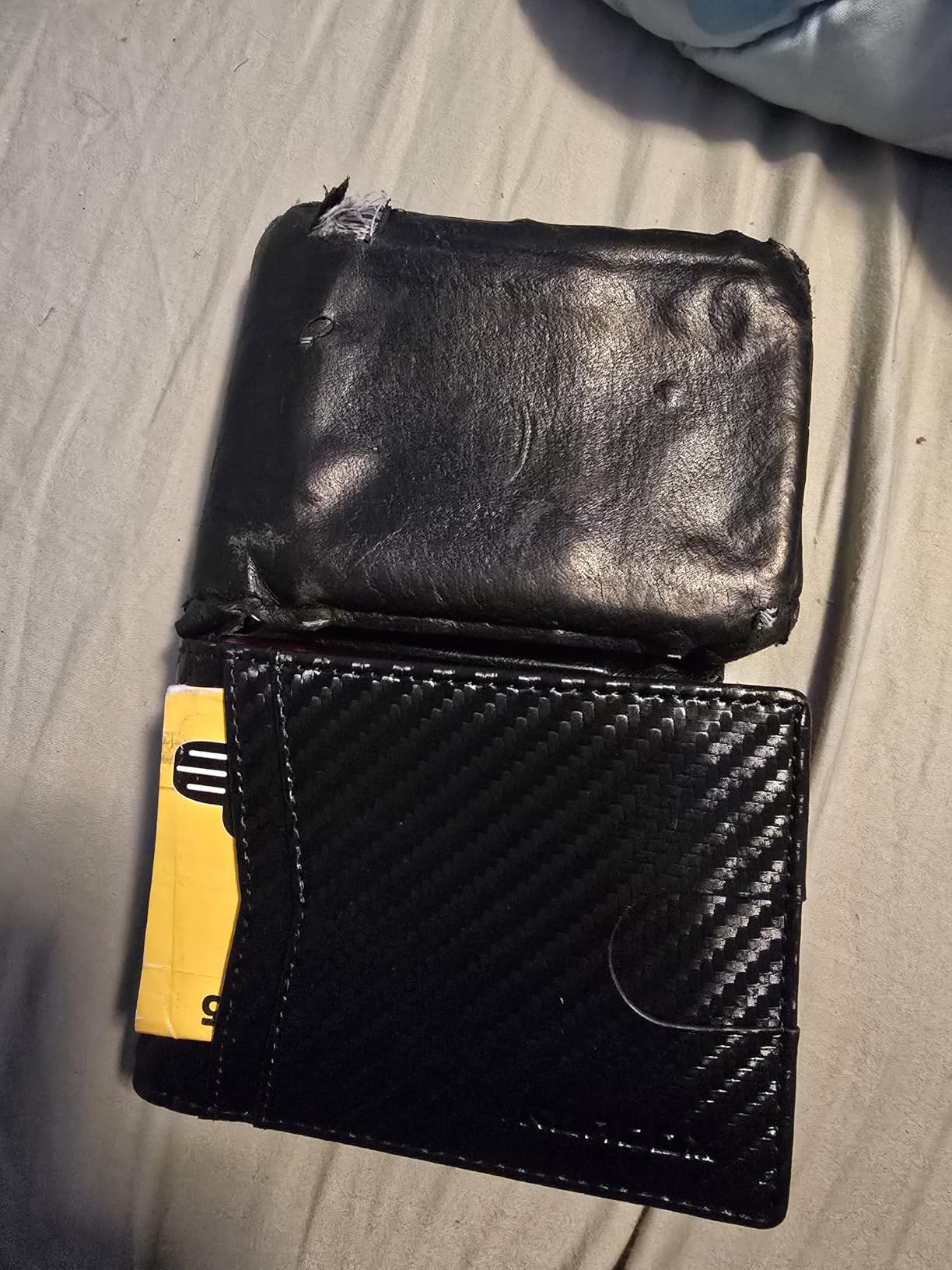 Wallet for Men -Slim Rfid Leather Mens Bifold Novelty Wallets 2 ID Window With Gift Box Men's Accessories customer photo 2