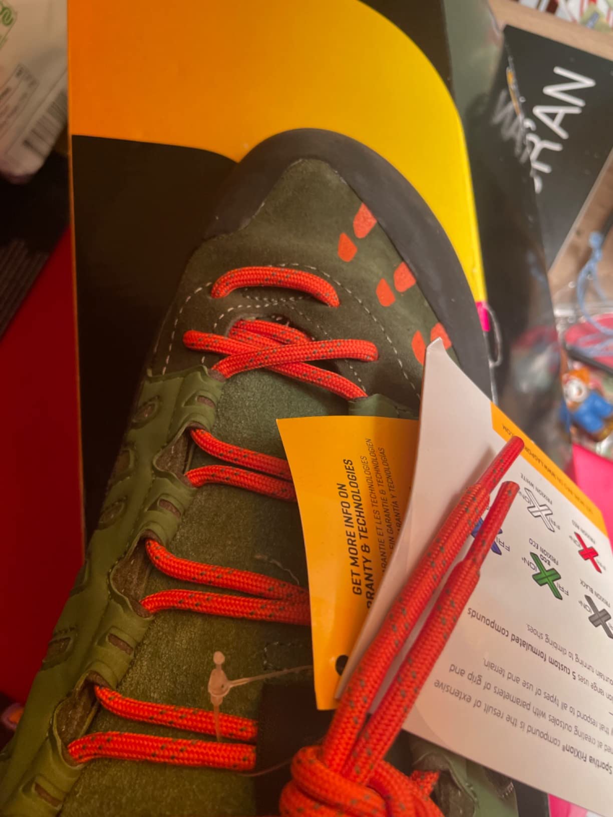 La Sportiva Mens Tarantulace Rock Climbing Shoe | Introductory Indoor/Outdoor Shoe, Premium Comfort, Higher Volume, Easy On/Off, Lace-Up Closure customer photo 2