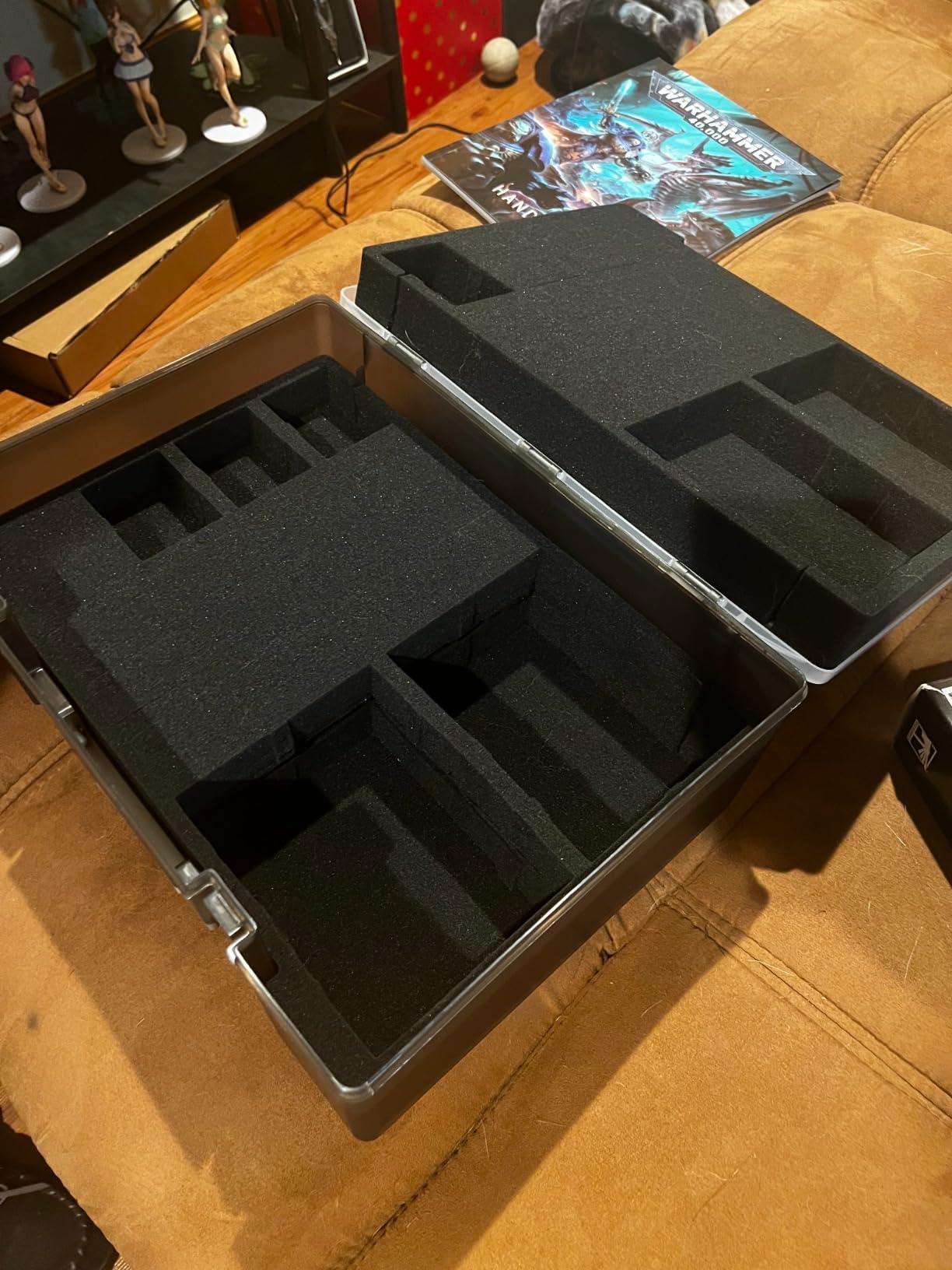 Miniature Storage Sturdy Carrying Figure Case - 108 Slot Figurine Minature Carrying Case Compatible with D&D and More (Transparent) customer photo 1
