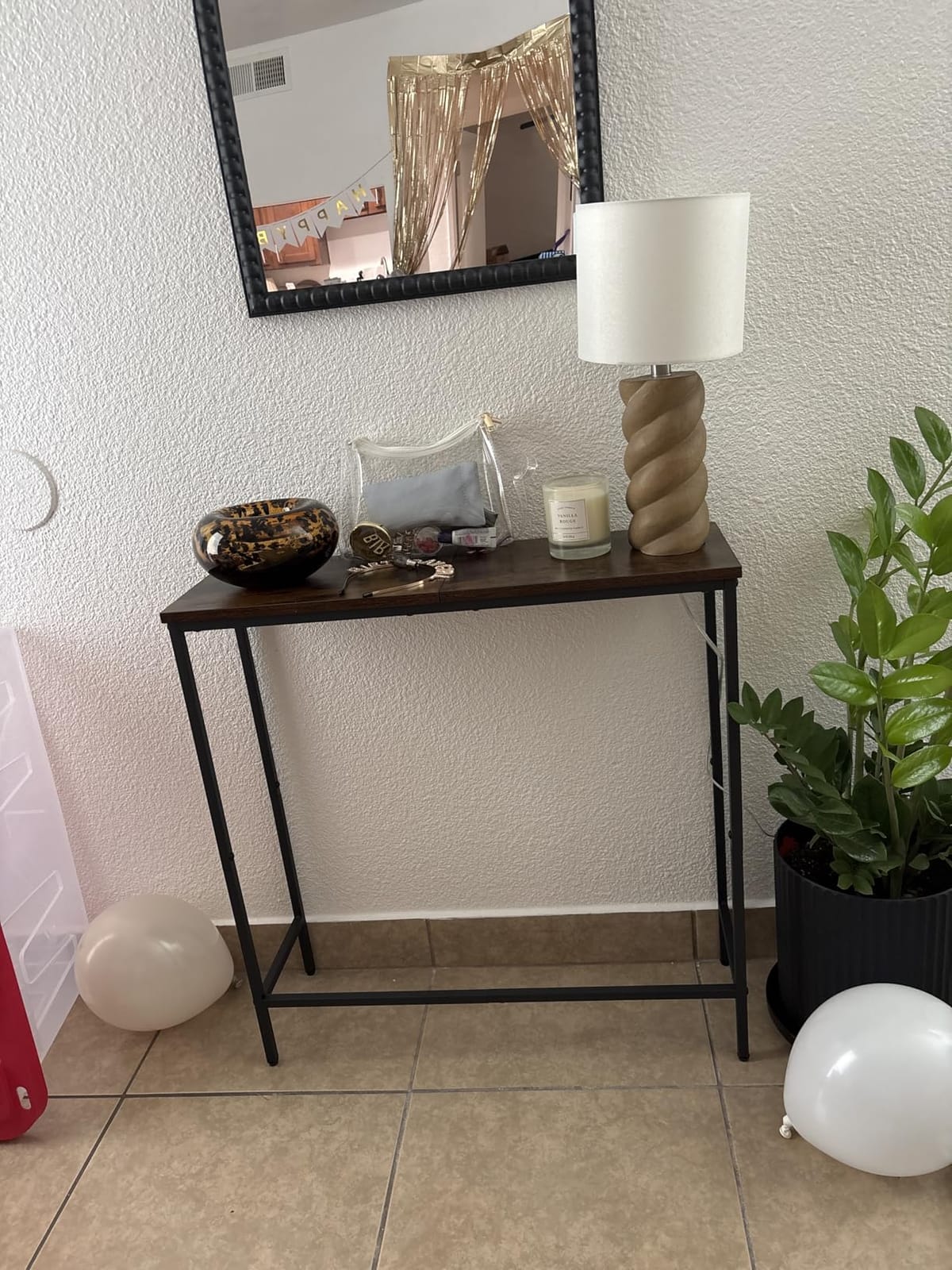 HOOBRO Narrow Console Table, 29.5
