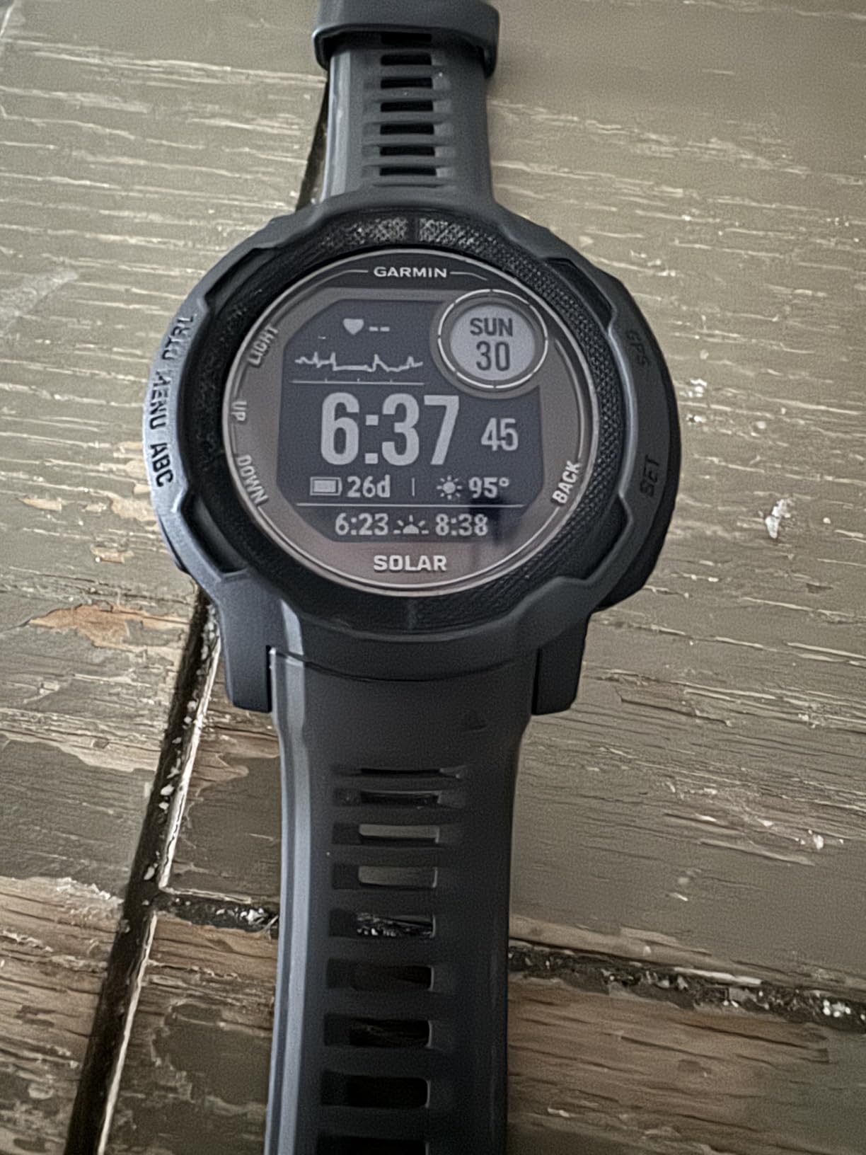 Garmin Instinct 2 Solar, Smaller-Sized Rugged Outdoor Watch with GPS, with Solar Charging Capabilities, Built for All Elements, Multi-GNSS Support, Tracback Routing and More, Graphite customer photo 1