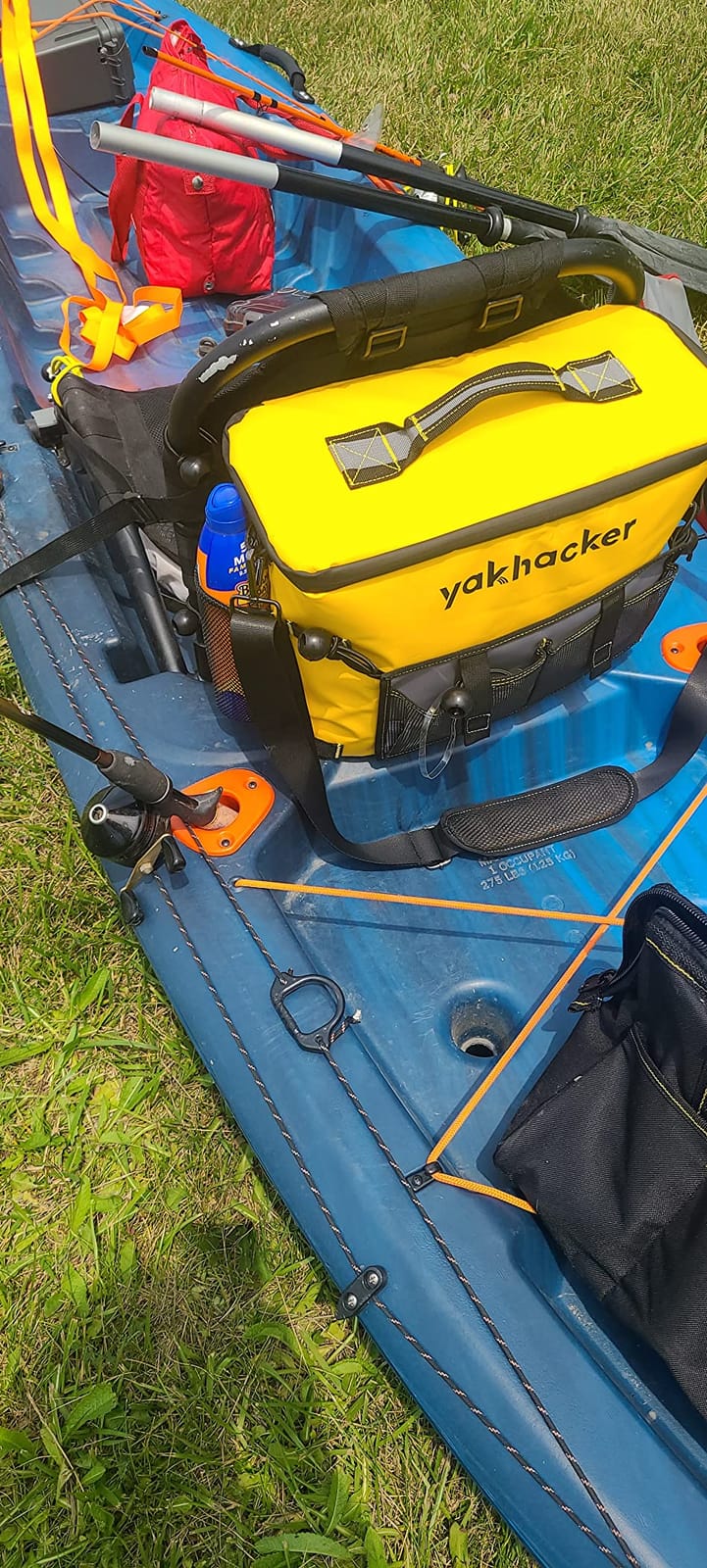 Yakhacker Kayak Cooler, Waterproof Seat Back Cooler for Kayaks with Lawn-Chair Style Seats customer photo 2