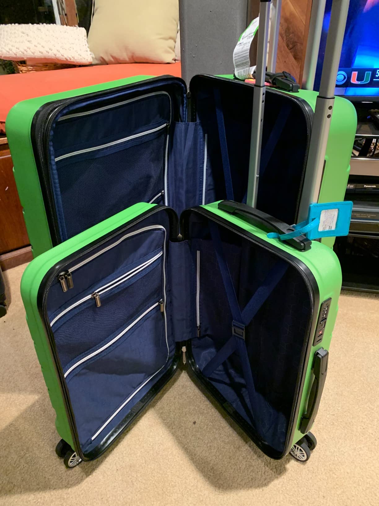 SHOWKOO G-Series Luggage set 3pcs, 100% PC Durable Hardshell Suitcase customer photo 1