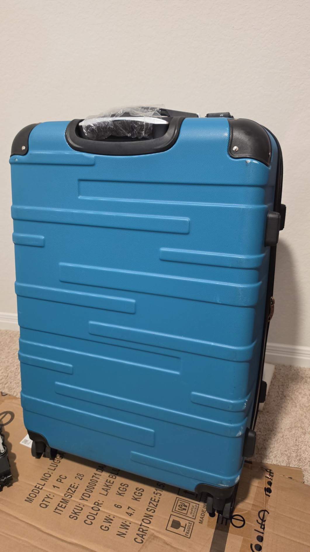 Coolife Hardside ABS Luggage, TSA Lock, Spinner Wheels, 3-Piece Set customer photo 1