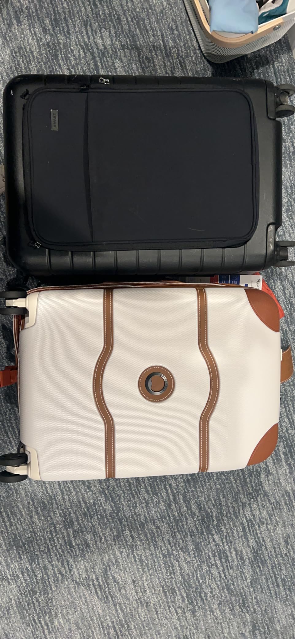 Delsey Paris Chatelet Air 2.0 Carry-On Plus Suitcase 20 Inch, Hardside Polycarbonate Luggage, Dual-Density Spinner Wheels, TSA Lock, USB Port, Angora customer photo 2