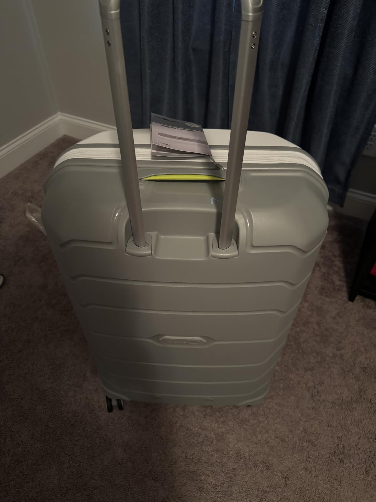 Samsonite Freeform Hardside Expandable with Double Spinner Wheels, Checked-Large 28-Inch, Dark Teal customer photo 2