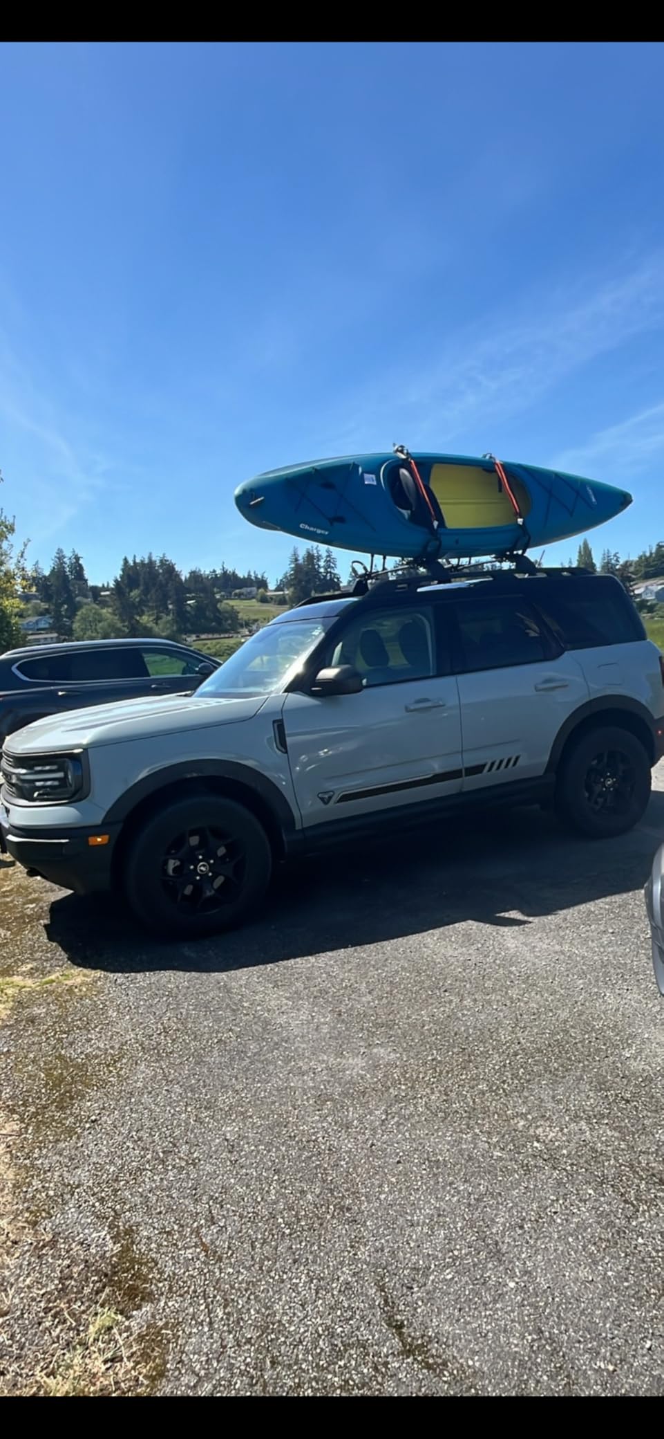 PIRIPARA Kayak Roof Rack 2 Pairs J-Bar Carrier Holder for Canoe, SUV, Cars, Truck, Surf Ski, Car Top Mount Racks for Trip, Set of 4 customer photo 1