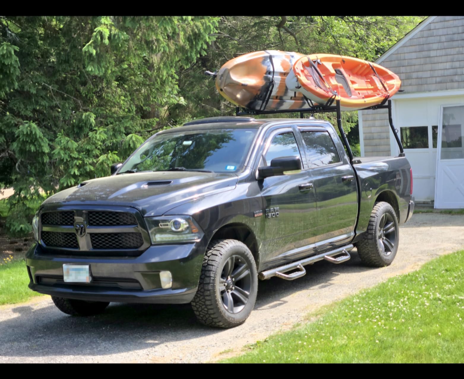 PIRIPARA Kayak Roof Rack 2 Pairs J-Bar Carrier Holder for Canoe, SUV, Cars, Truck, Surf Ski, Car Top Mount Racks for Trip, Set of 4 customer photo 2