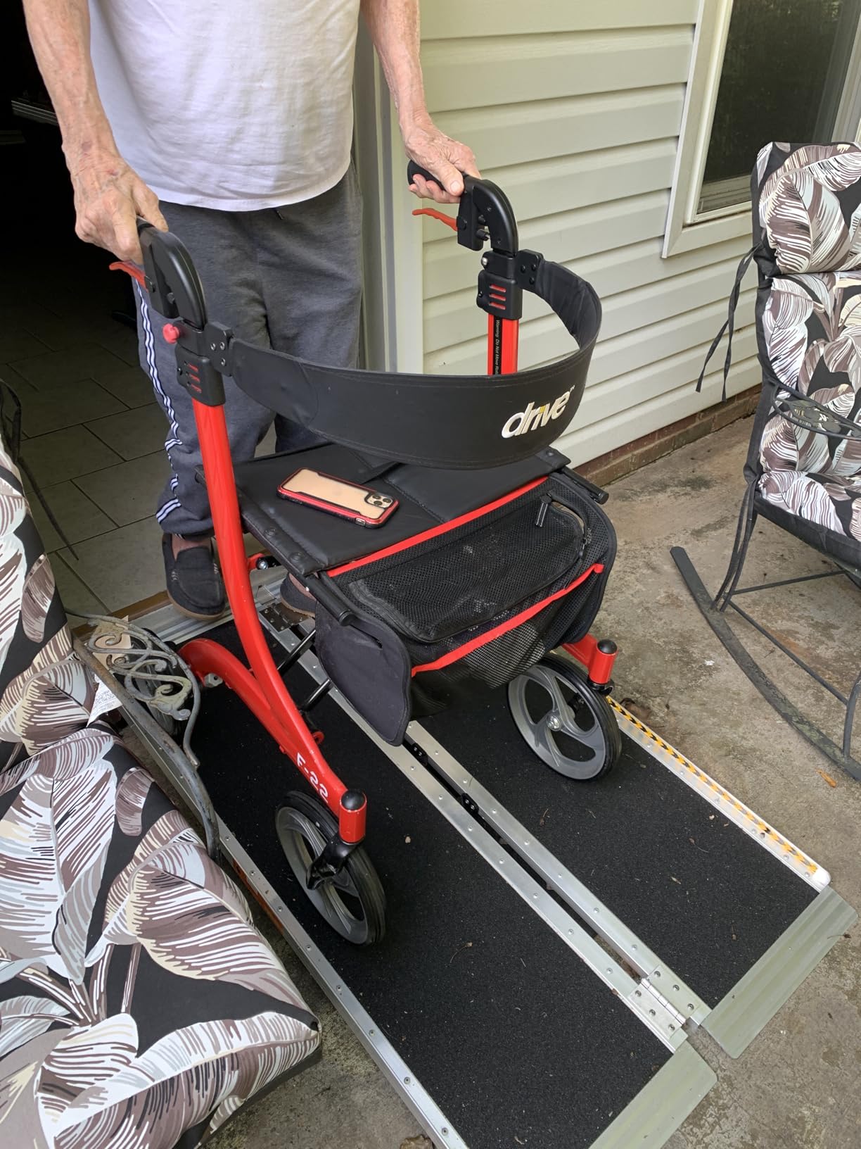 Portable Wheelchair Ramp 3FT, Non-Skid Aluminum Ramps for Wheelchairs for Home Steps, 800 LBS Capacity Handicap Ramp for Doorway, Threshold,Front Porch, Entry, Stairs 36