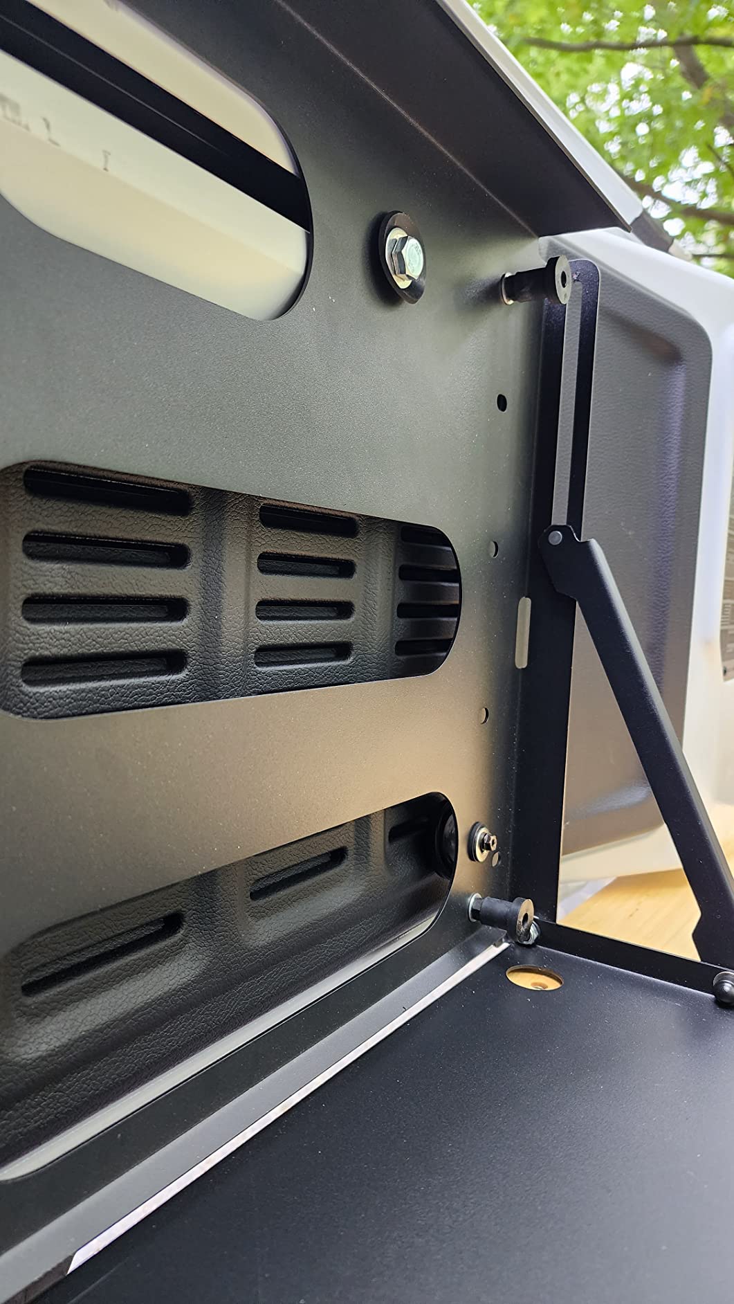 E-cowlboy Drop Down Tailgate Table for 2007-2024 Jeep Wrangler JK JKU JL JLU Unlimited customer photo 2