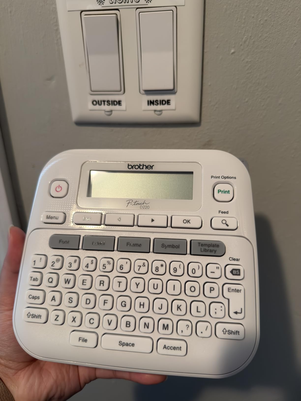 Brother P-Touch PTD220 Home/Office Everyday Label Maker | Prints TZe Label Tapes up to ~1/2 inch White | Qwerty Keyboard, Prints on Brother Tze Laminated Tapes Up to 12mm, 180 Dpi, 2-Line Print, Saves 30 Labels customer photo 2