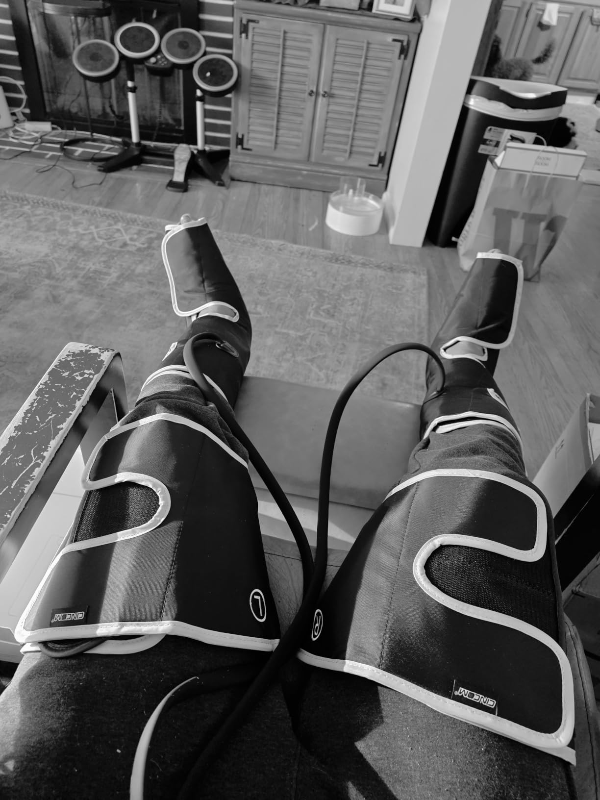 CINCOM Leg Massager with Heat and Compression FSA - HSA, 3-in-1 Foot Calf & Thigh Massager for Circulation and Pain Relief Helpful for Lymphedema Edema Restless and Relaxation customer photo 1