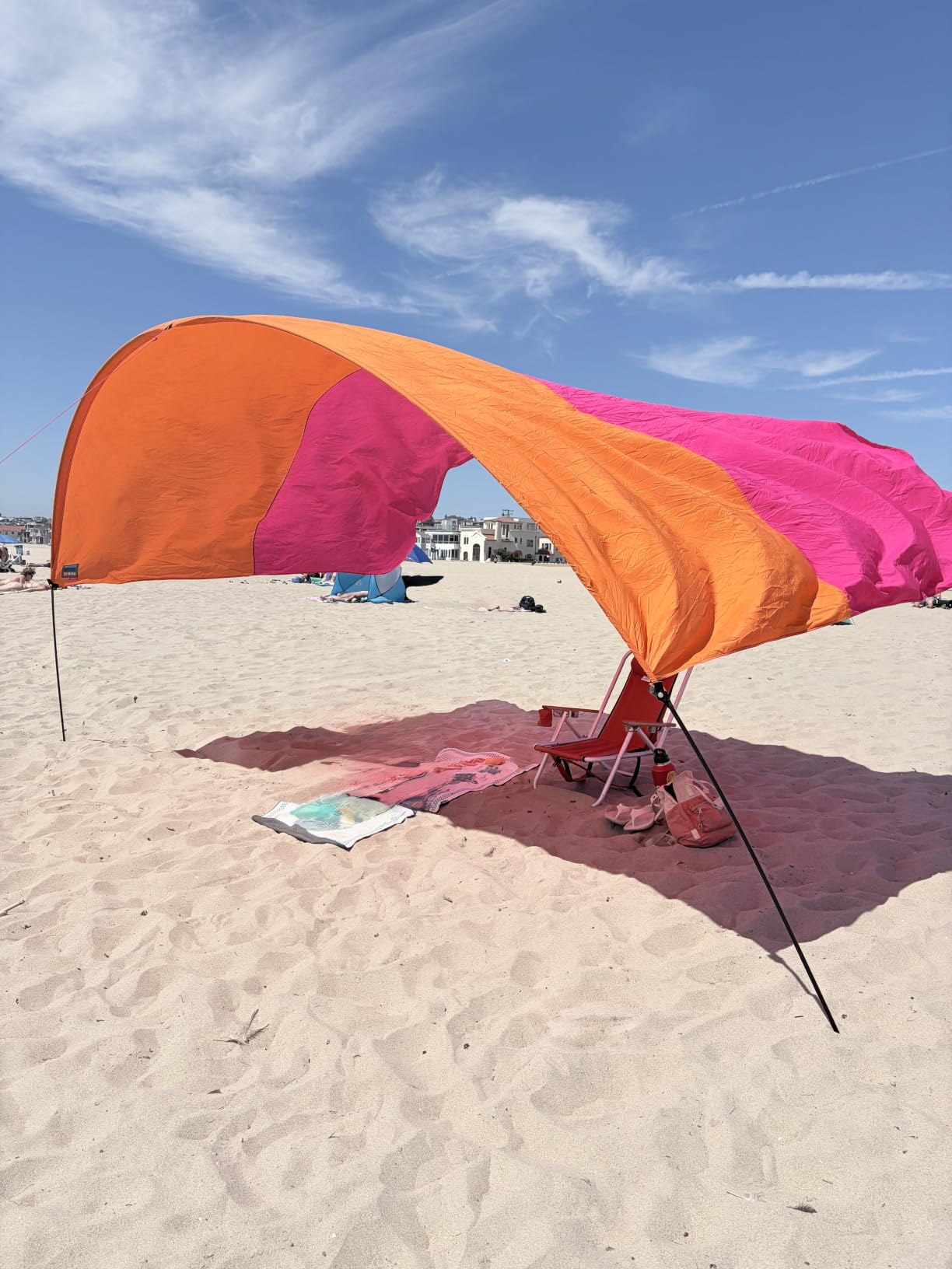Shibumi Shade Quiet Canopy Version | Beach Tent | Sets Up in 3 Mins | 150 Sq. Ft. of Shade for up to 8 People | Includes Wind Assist | UPF 50+ Sun Protection customer photo 2