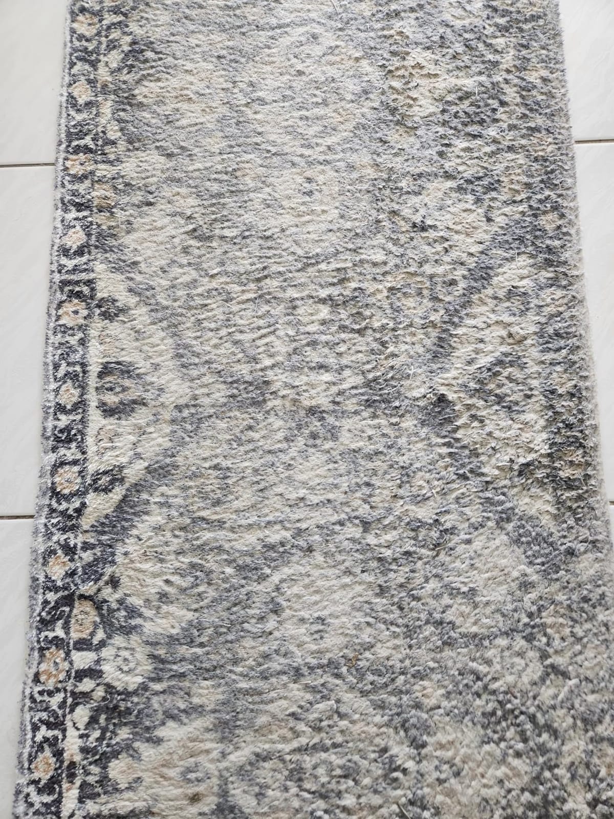 HEBE Hallway Runner Rug 2'x6', Washable Non Slip Kitchen Rug Runner | Soft Boho Bedroom Runner Rug, Vintage Distressed Low-Pile Floor Carpet Runners for Hallway, Entrance, Bathroom, Laundry customer photo 1