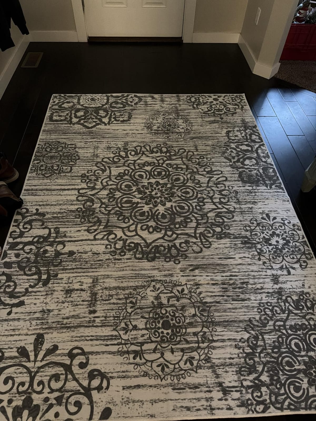 HEBE Hallway Runner Rug 2'x6', Washable Non Slip Kitchen Rug Runner | Soft Boho Bedroom Runner Rug, Vintage Distressed Low-Pile Floor Carpet Runners for Hallway, Entrance, Bathroom, Laundry customer photo 2