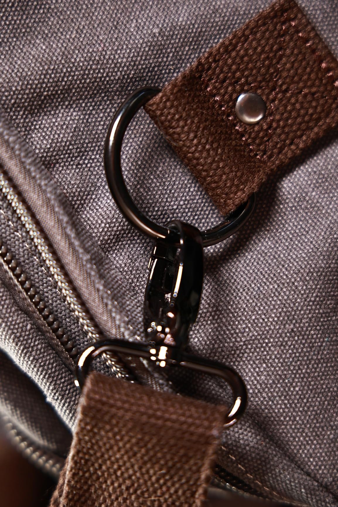 Wildroad Waxed Canvas Duffle Bag - 50L Waterproof Weekender Overnight Travel Bag customer photo 2