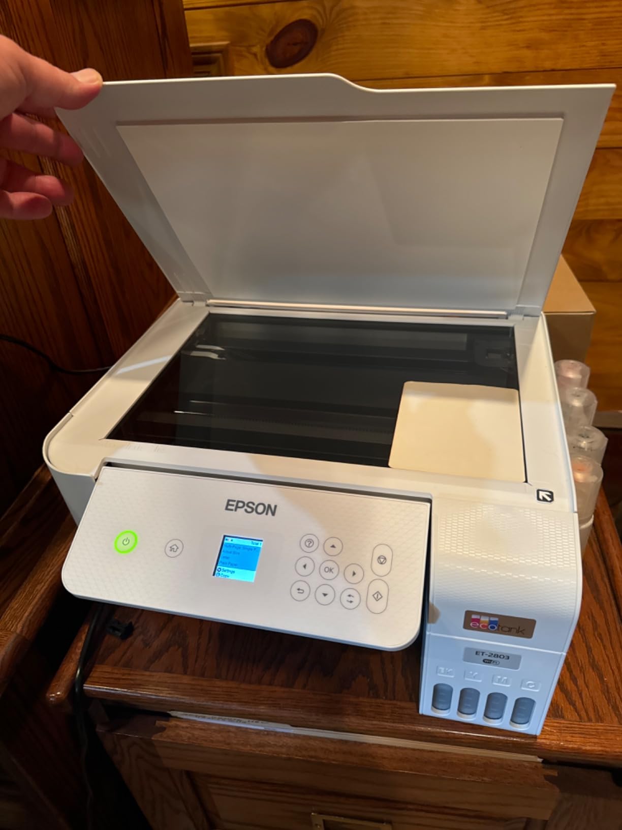 Epson EcoTank ET-2803 Wireless Color All-in-One Cartridge-Free Supertank Printer with Scan and Copy (Renewed) customer photo 1