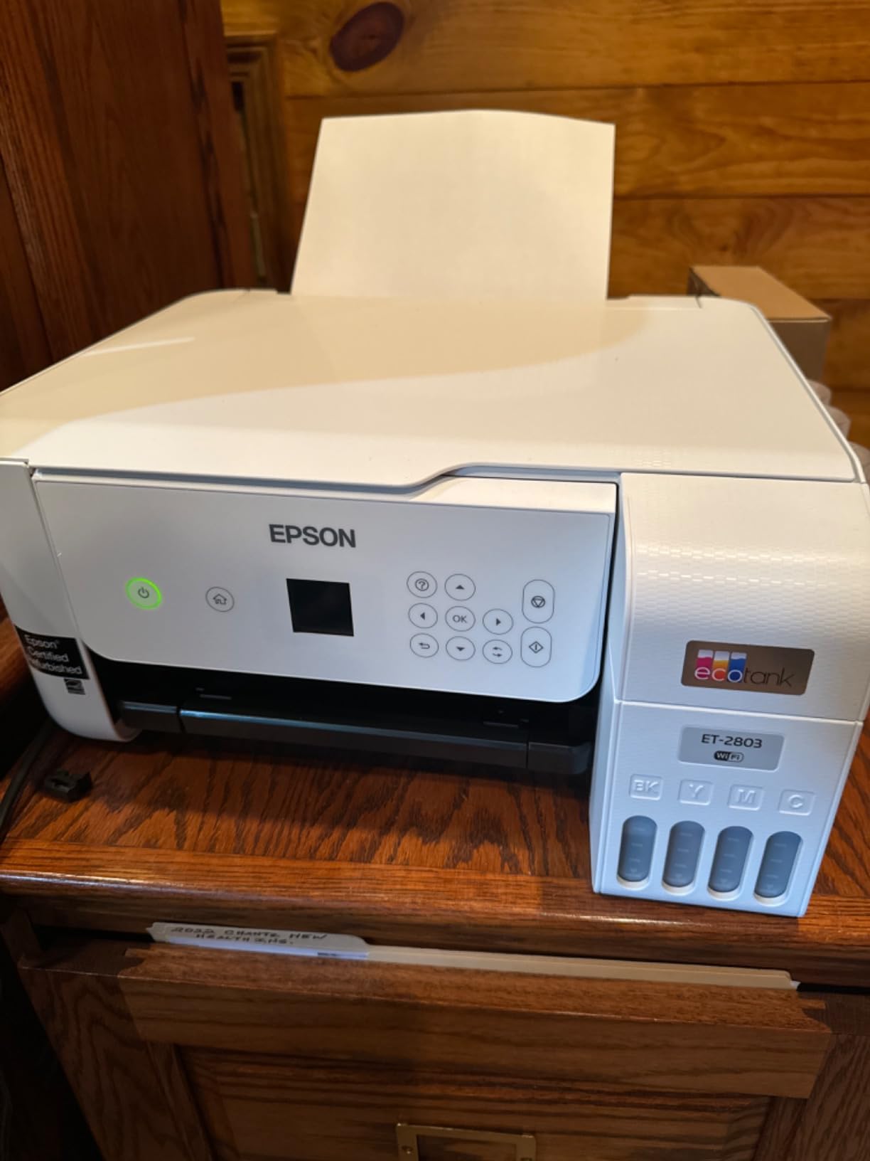 Epson EcoTank ET-2803 Wireless Color All-in-One Cartridge-Free Supertank Printer with Scan and Copy (Renewed) customer photo 2