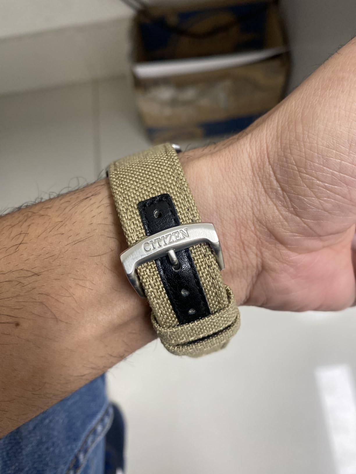 Citizen Men's Eco-Drive Weekender Avion Field Watch customer photo 1
