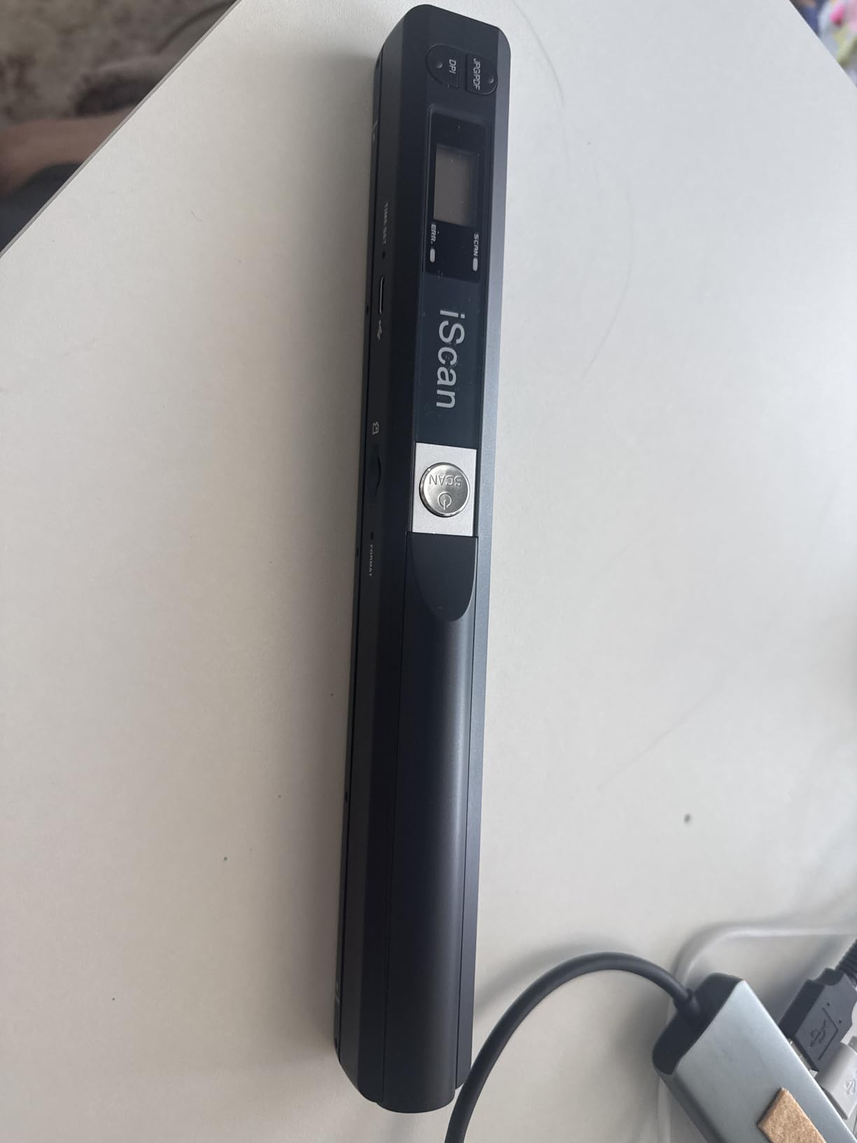 Portable Scanner, Photo Scanner for A4 Documents, Handheld Scanner for Business, Photo, Picture, Receipts, Books, JPG/PDF Format Selection, UP to 900 DPI, with 16G SD Card customer photo 1