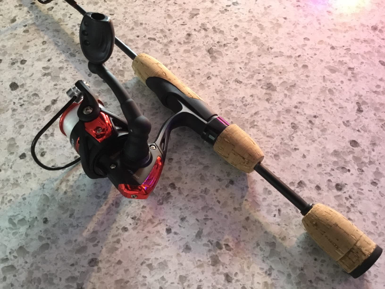 Aventik Ultralight Ice Fishing Rod and Reel Combo 26/28/30/32 inch Medium Light Fast Action Multi-Species Ice Fishing Combos for Walleye Perch Panfish customer photo 1