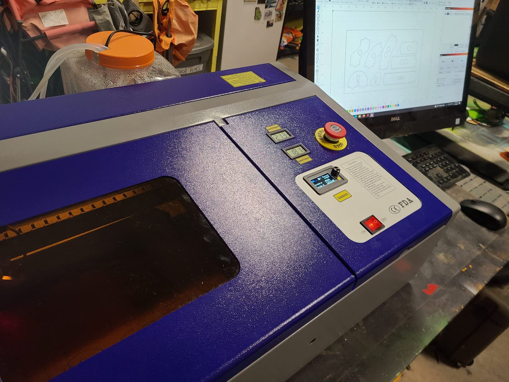 Monport 40W 2.0 Laser Engraver (8