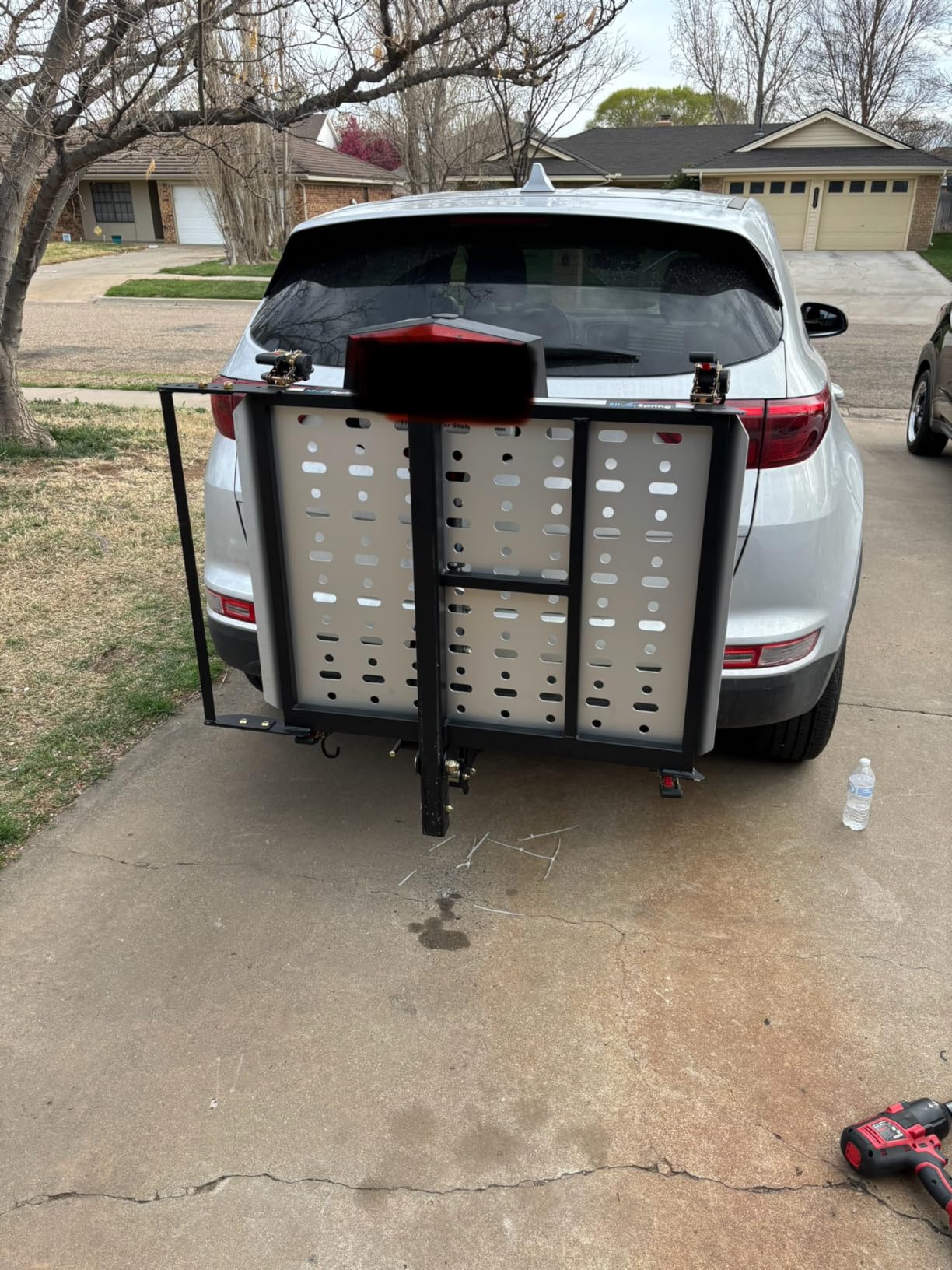 Electric Mobility Scooter Carrier for Car, SUV, 350 lb Cap, Silver Spring | Wiring harness included, no drilling required, easy up/down switch customer photo 2