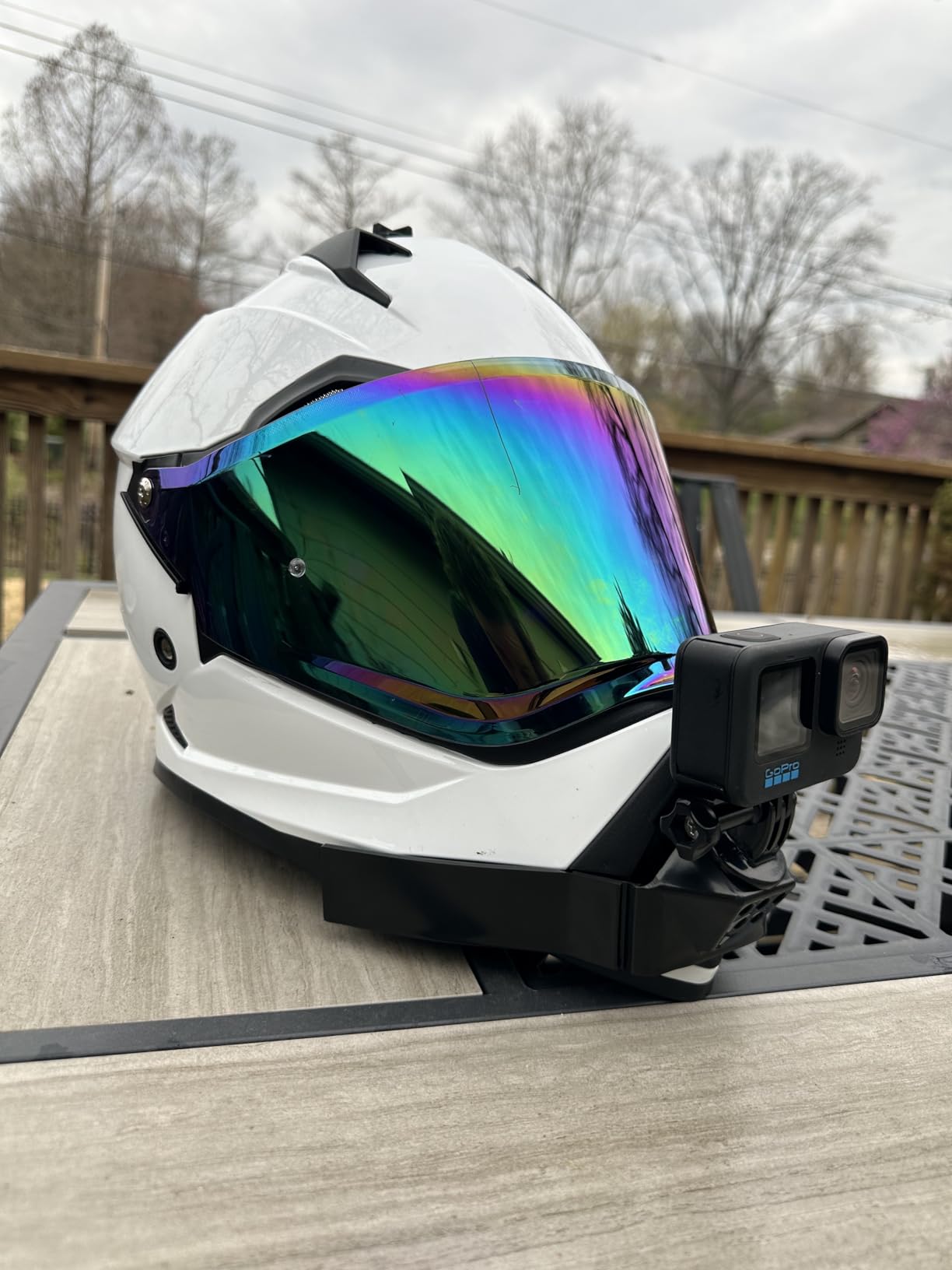 ILM Dual Sport Adventure Motorcycle Helmet with Pinlock Visor WS902, Dual Visor, Ventilation, Wide View, Snowmobile ATV Dirt Bike Off-Road E-Bike customer photo 1