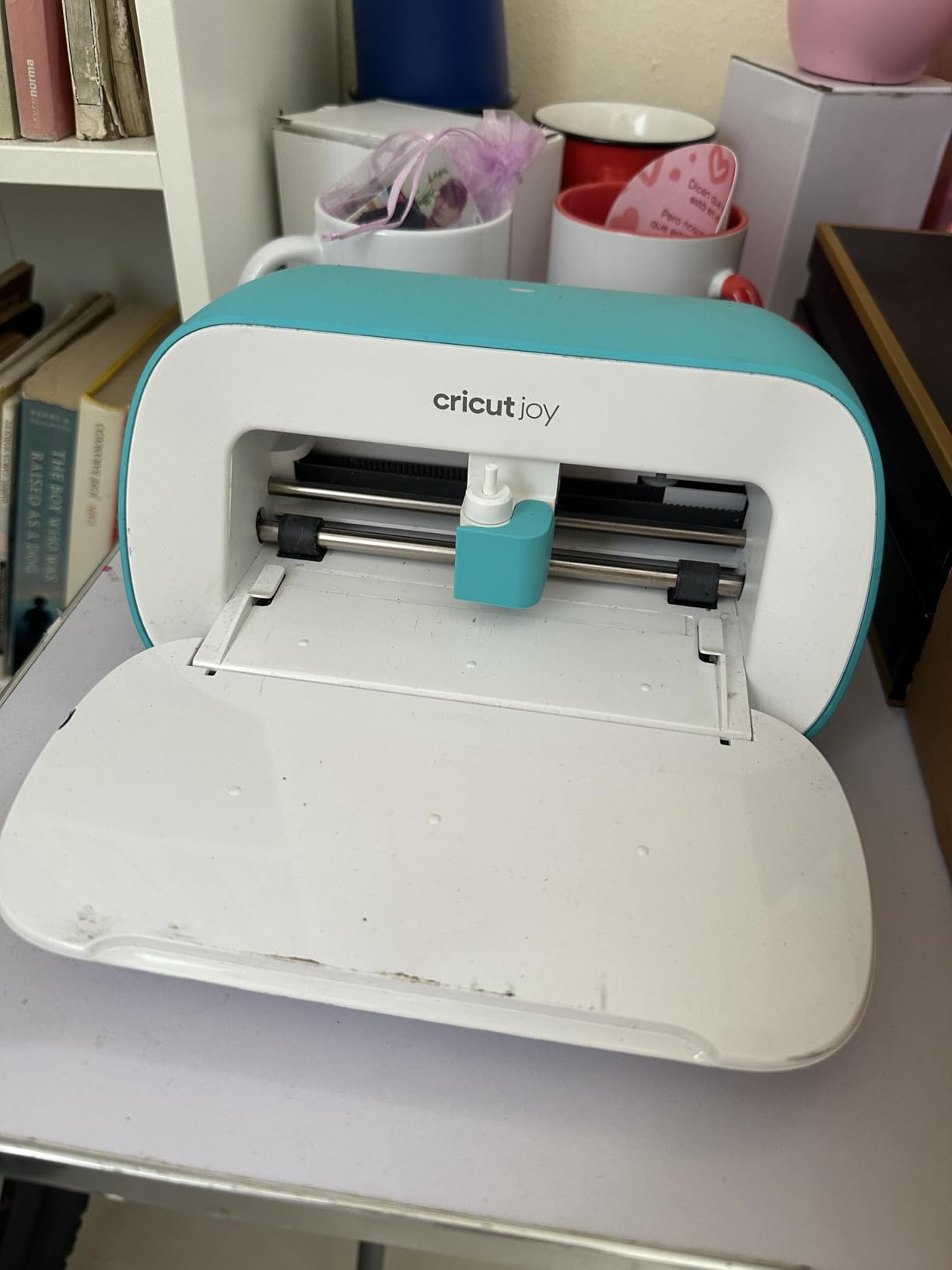 Cricut Joy Machine & Digital Content Library Bundle | Includes 30 images in Design Space App - Portable DIY Smart Machine for creating customized cards, crafts, & labels Blue customer photo 1