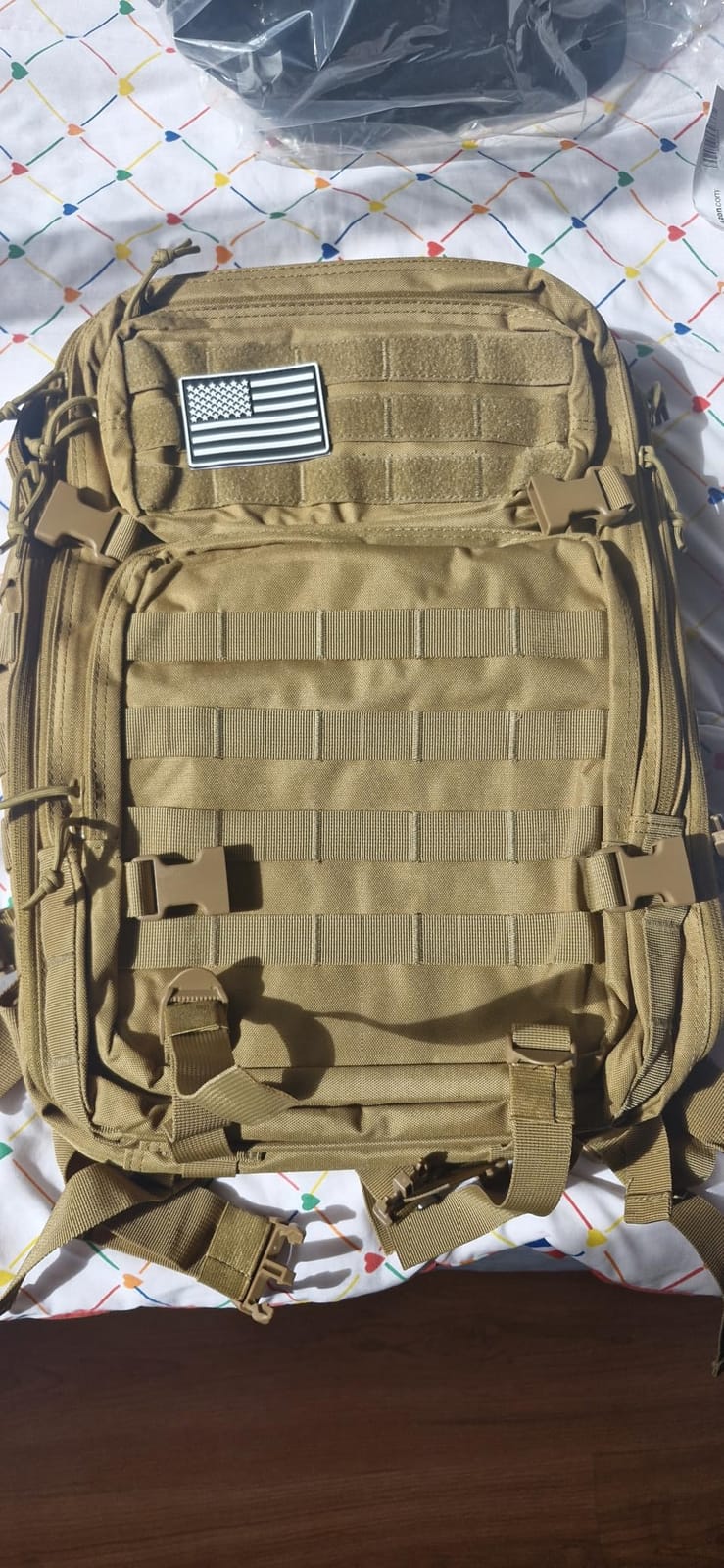 QT&QY 45L Military Tactical Backpacks Molle Army Assault Pack 3 Day Bug Out Bag Hiking Treeking Rucksack customer photo 1