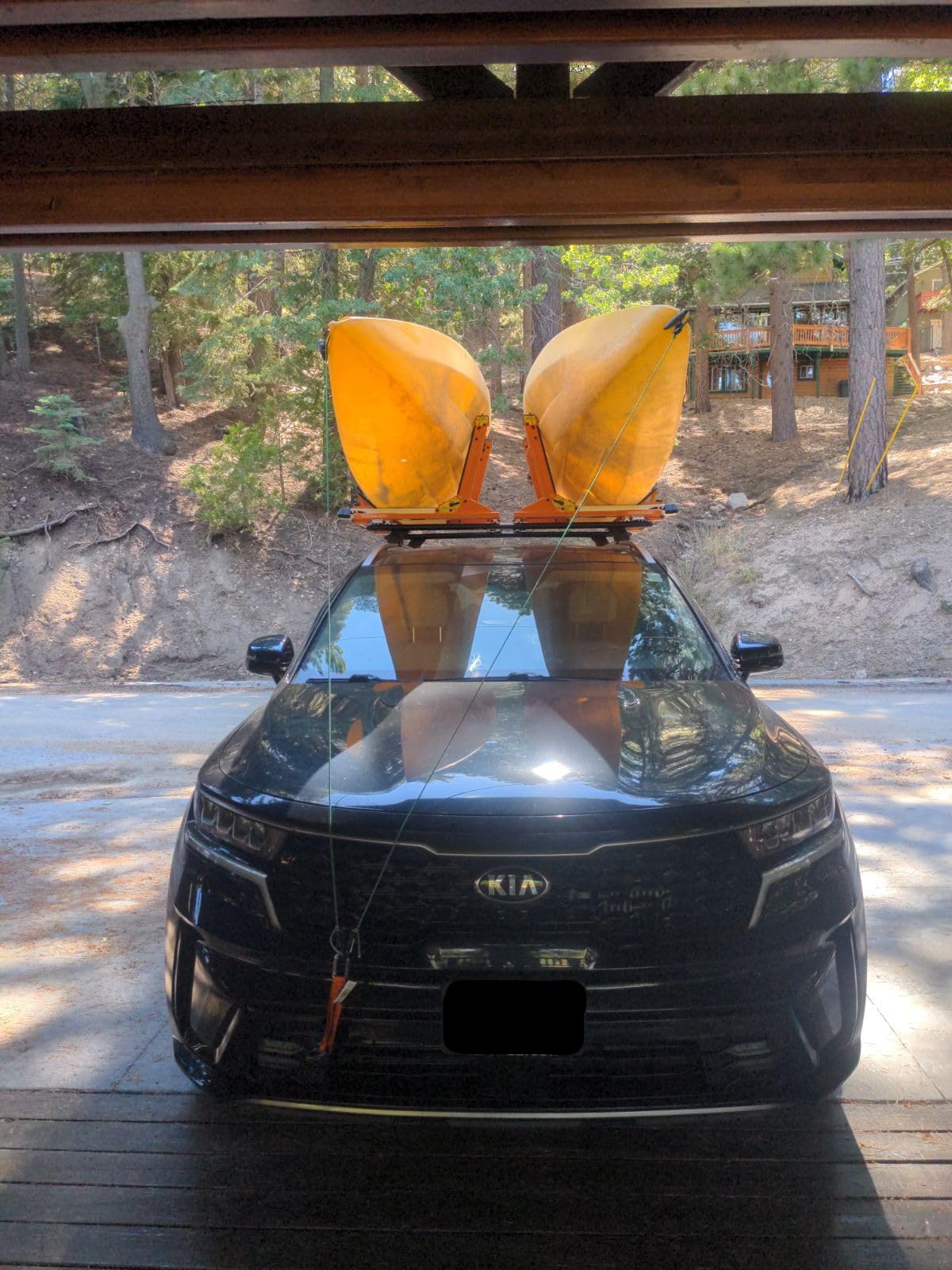 TOOENJOY Heavy-Duty Kayak Lift Assist Roof Rack, 100 LBS Capacity Kayak Canoe Rooftop Loader, Elevating Assist System for Easy Loading customer photo 1