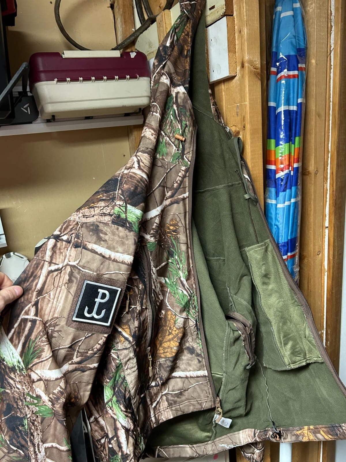 Men's Silent Hunting Clothes Soft Shell Camo Hiking Jacket customer photo 1