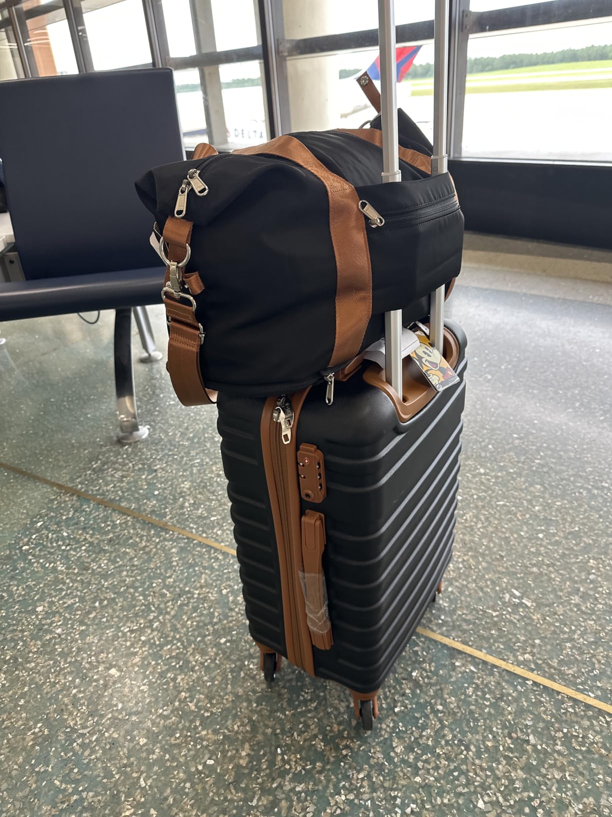 Coolife Luggage Set Hardside Suitcase, 3 piece, White(DB/TB/20) customer photo 1