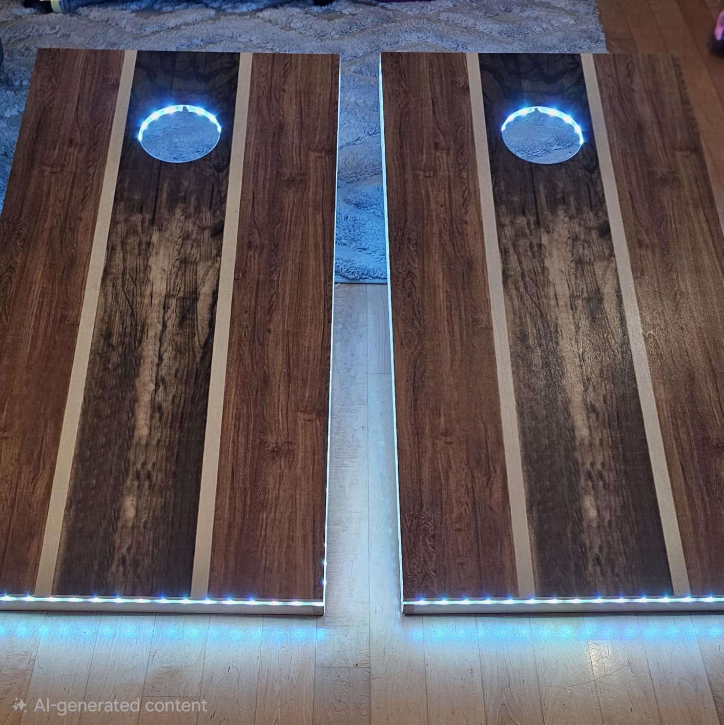 Tailgating Pros Cornhole Boards 4x2 Official Regulation Size - Wooden Design Cornhole Game Set with 8 Bean Bags, Carrying Case & Tote - Outdoor Tailgate Yard Game customer photo 1